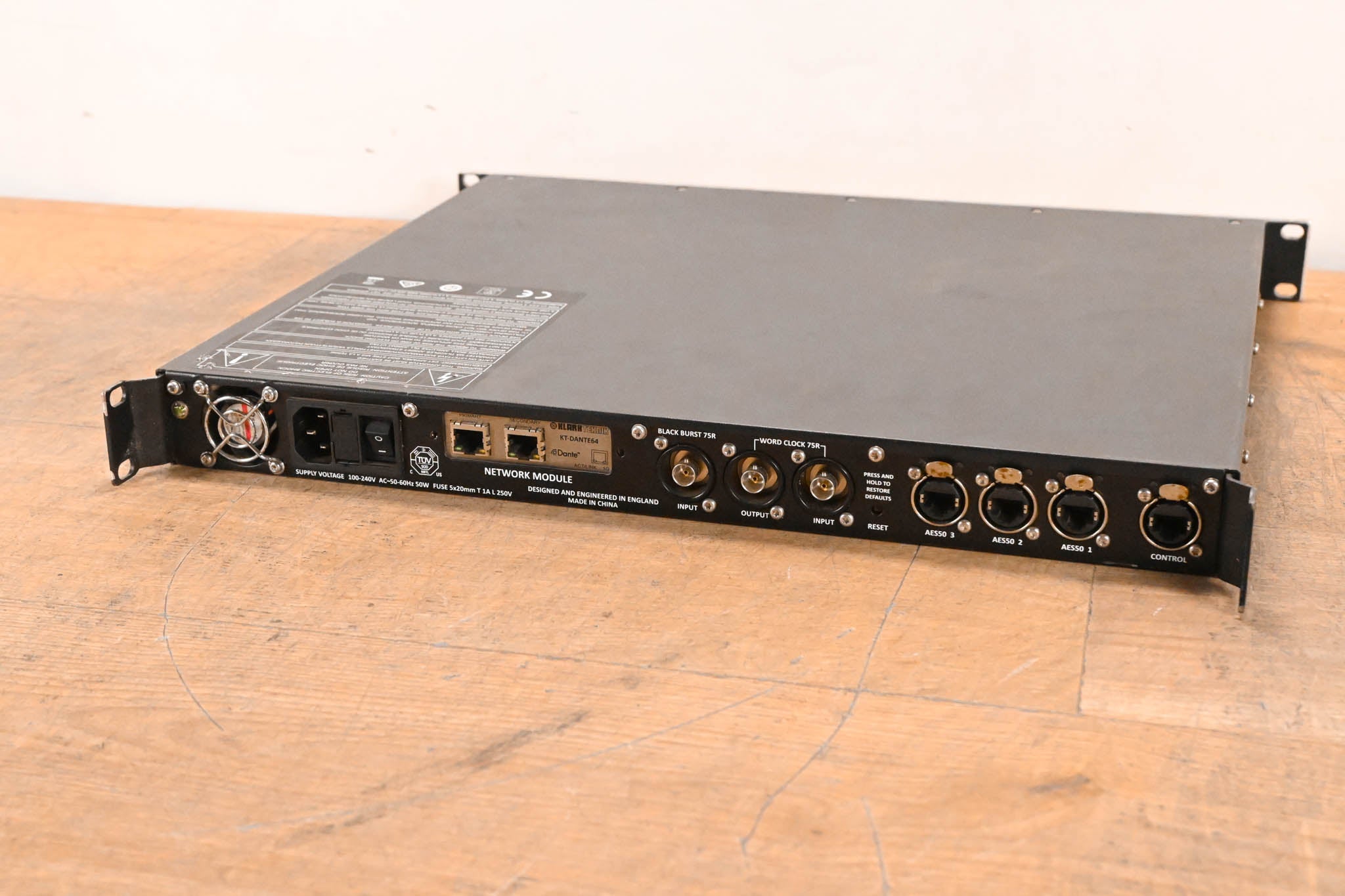 Klark Teknik DN9650 Digital Audio Network Bridge