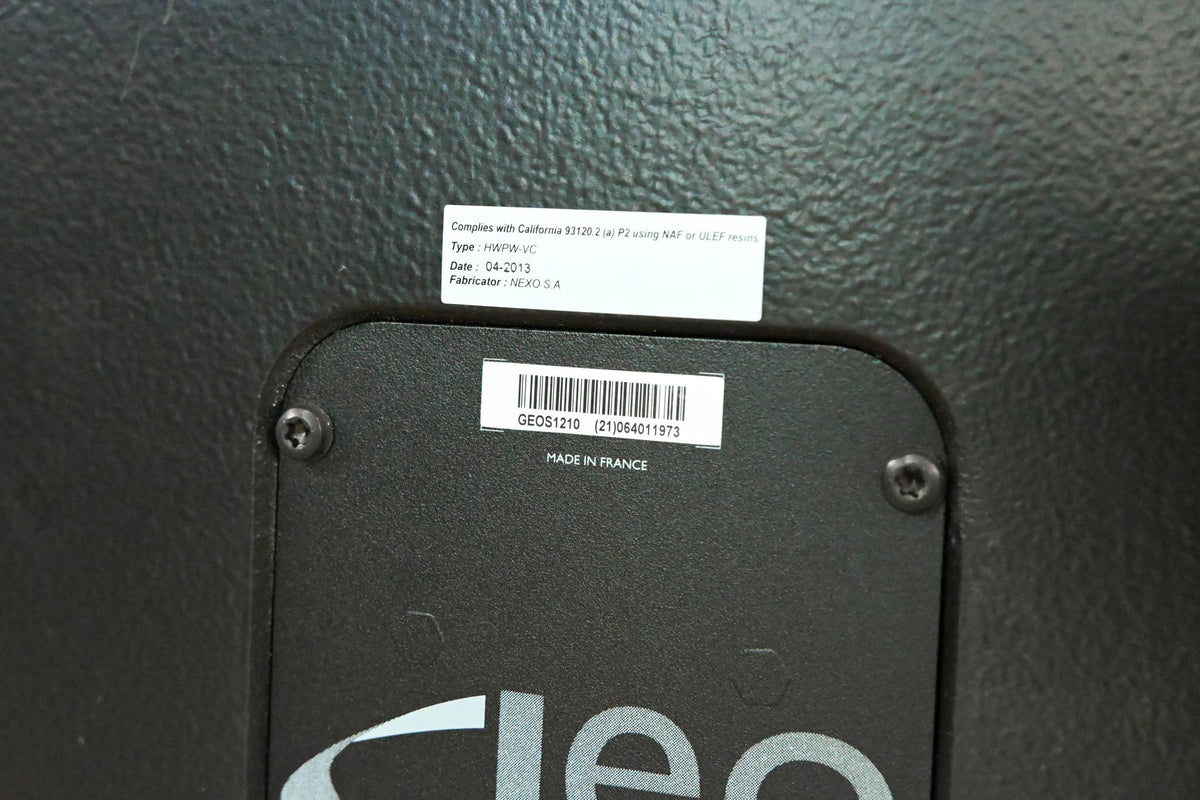 NEXO GEO S1210 2-Way Passive Loudspeaker (PAIR)