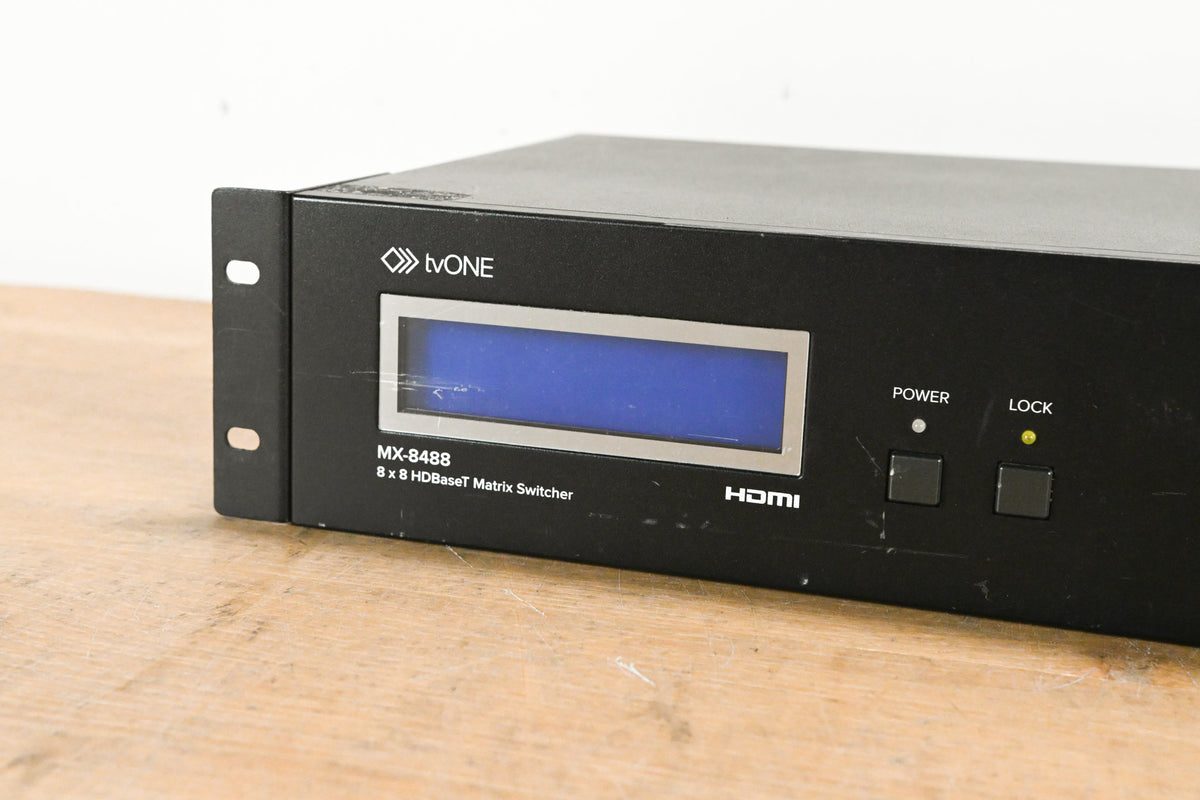TV One MX-8488 8x8 HDMI HDBaseT Matrix Router (NO POWER SUPPLY)
