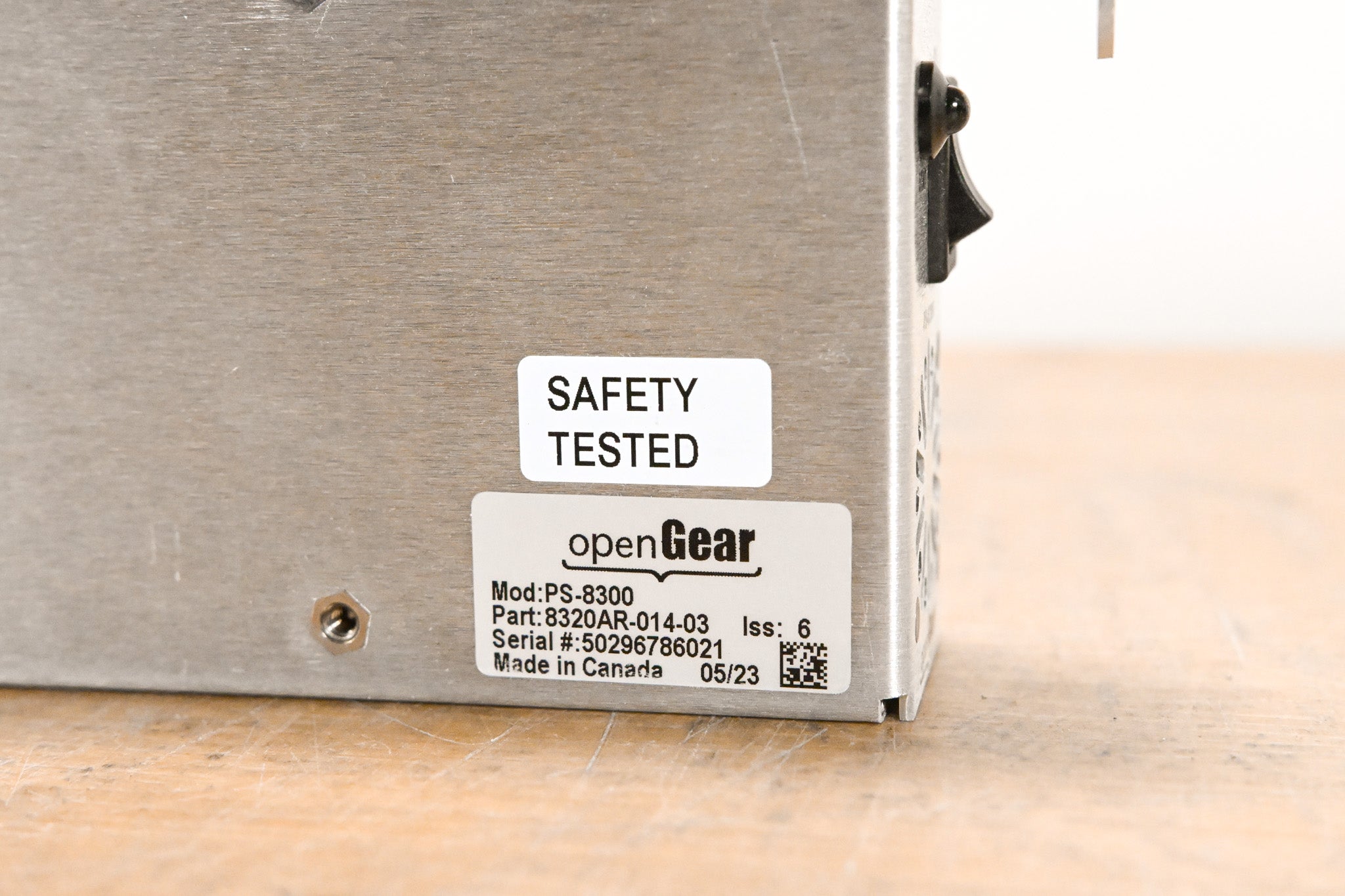 OpenGear PS-8300 Replacement Power Supply for 8321 openGear Frame