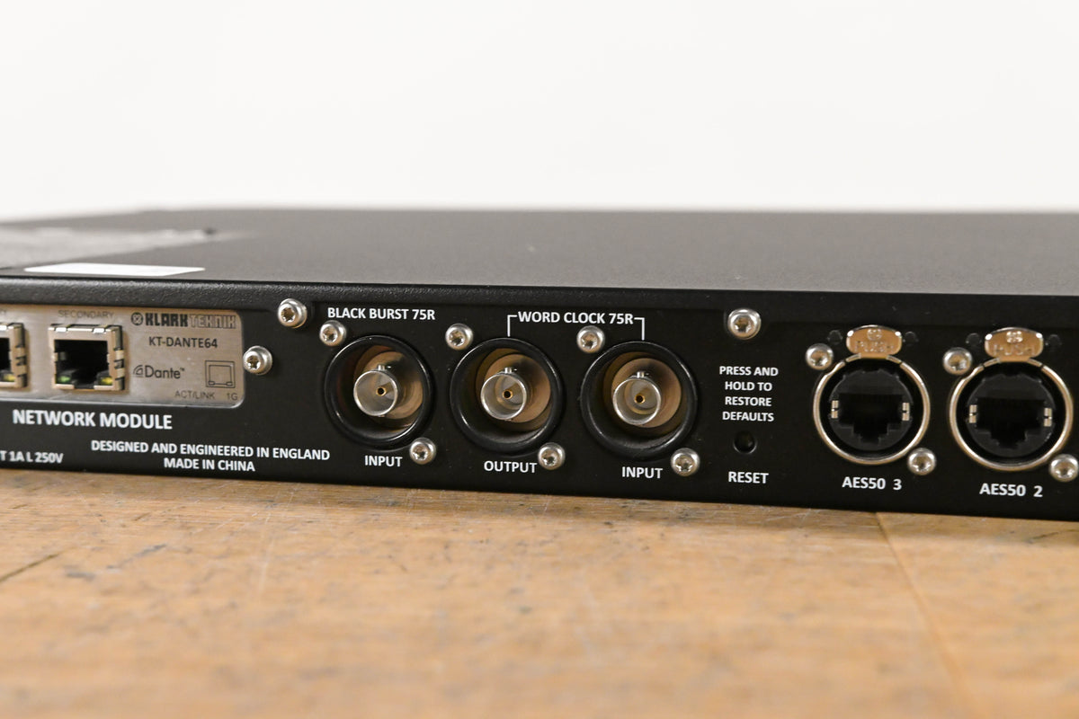 Klark Teknik DN9650 Digital Audio Network Bridge with Dante