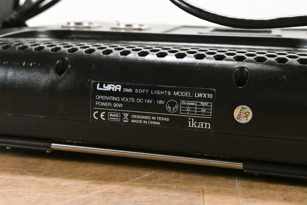 Ikan LWX10 Lyra 1x1 Daylight Soft Studio & Field LED Light w/ DMX