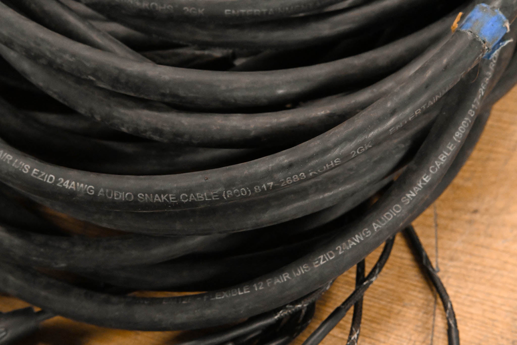 Unbranded DT-12 Female 37-Pin Connector to (12x)XLRM Cable - 75ft