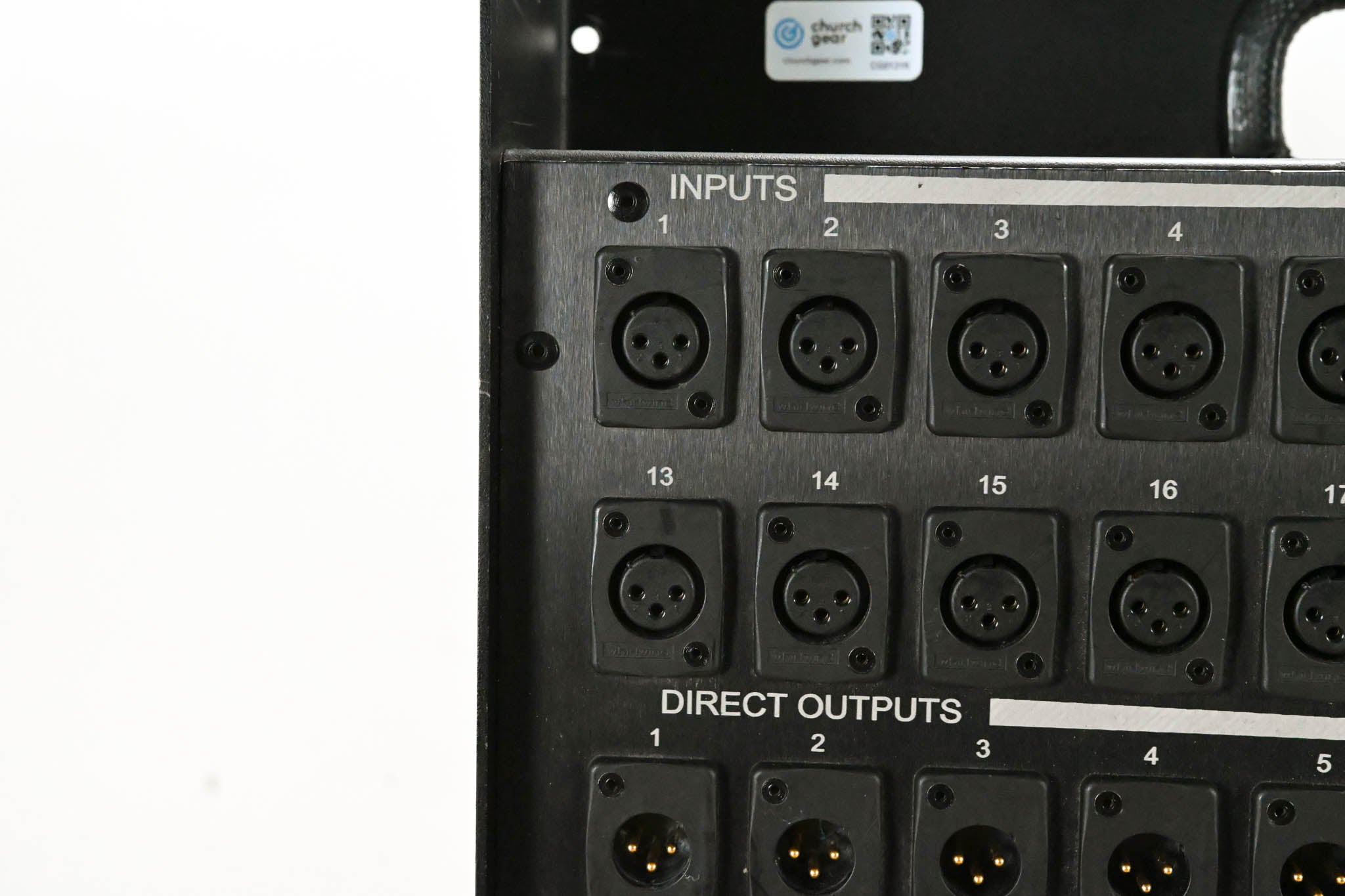 Whirlwind SB Series SB24T11G 24-Channel Passive Mic Splitter