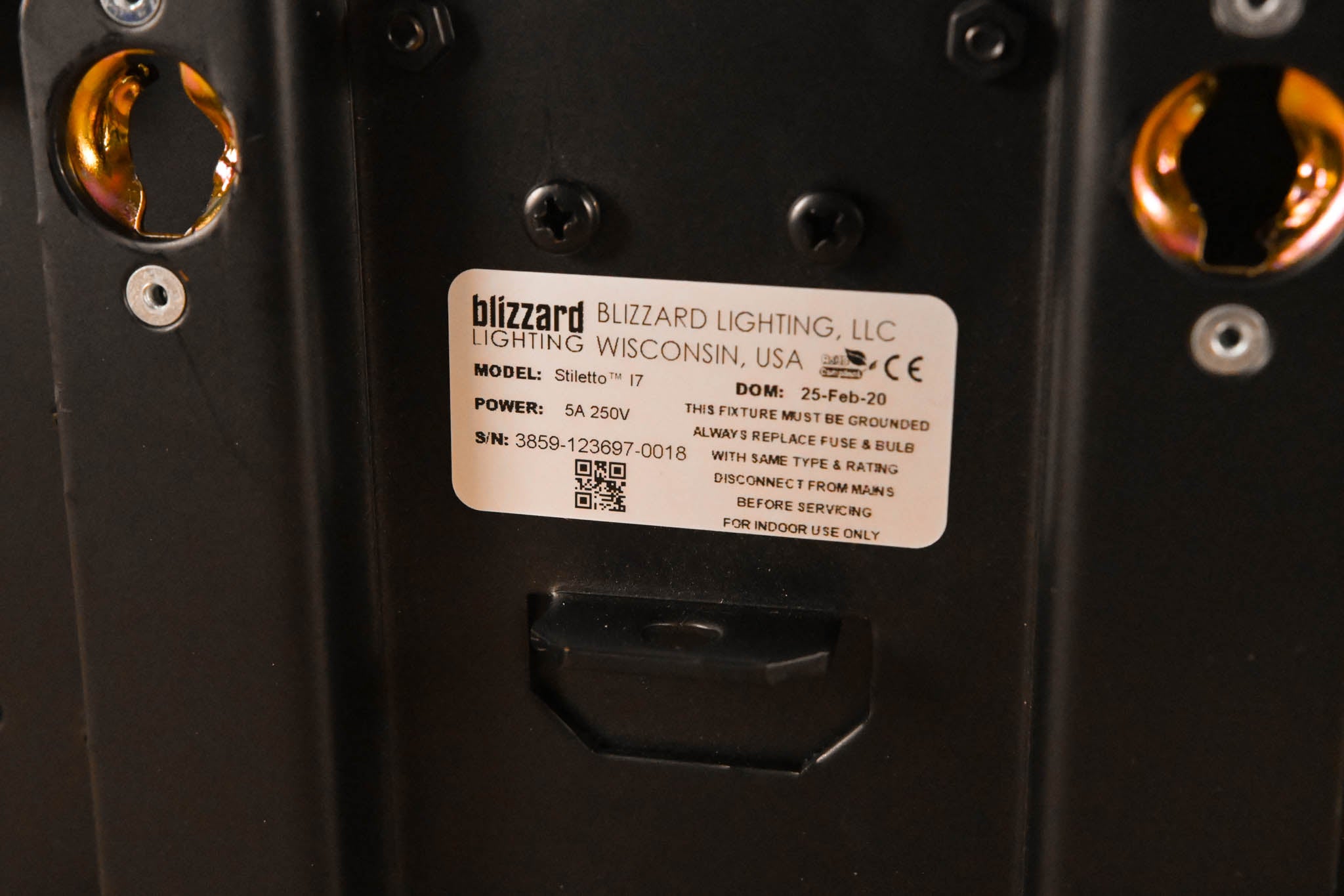 Blizzard Lighting Stiletto i7 RGBW LED Moving Head Wash Light CG01T2U