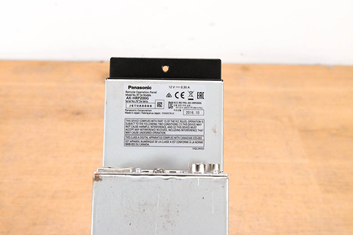 Panasonic AK-HRP200G Remote Operation Panel