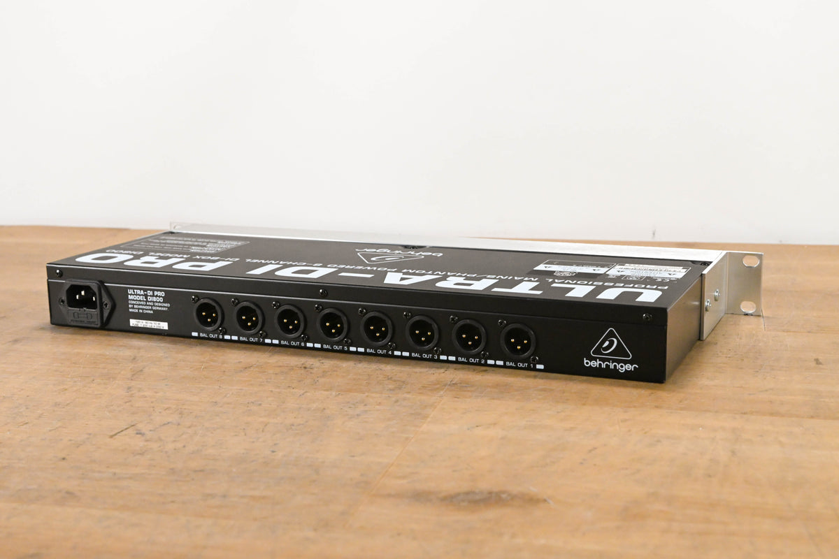 Behringer ULTRA-DI PRO DI800 8-Channel Active DI Box
