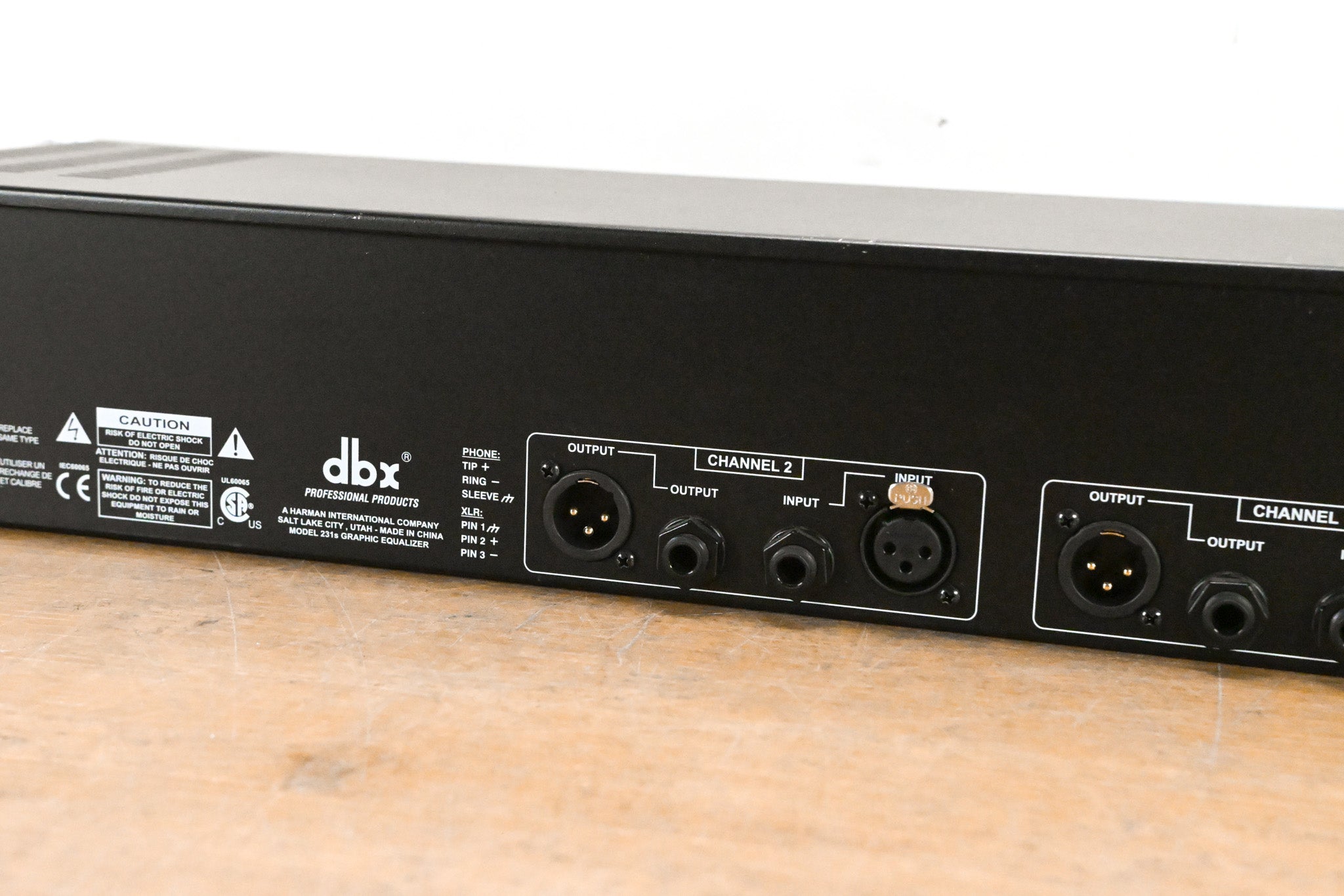 dbx 231s Two-Channel 31-Band Equalizer