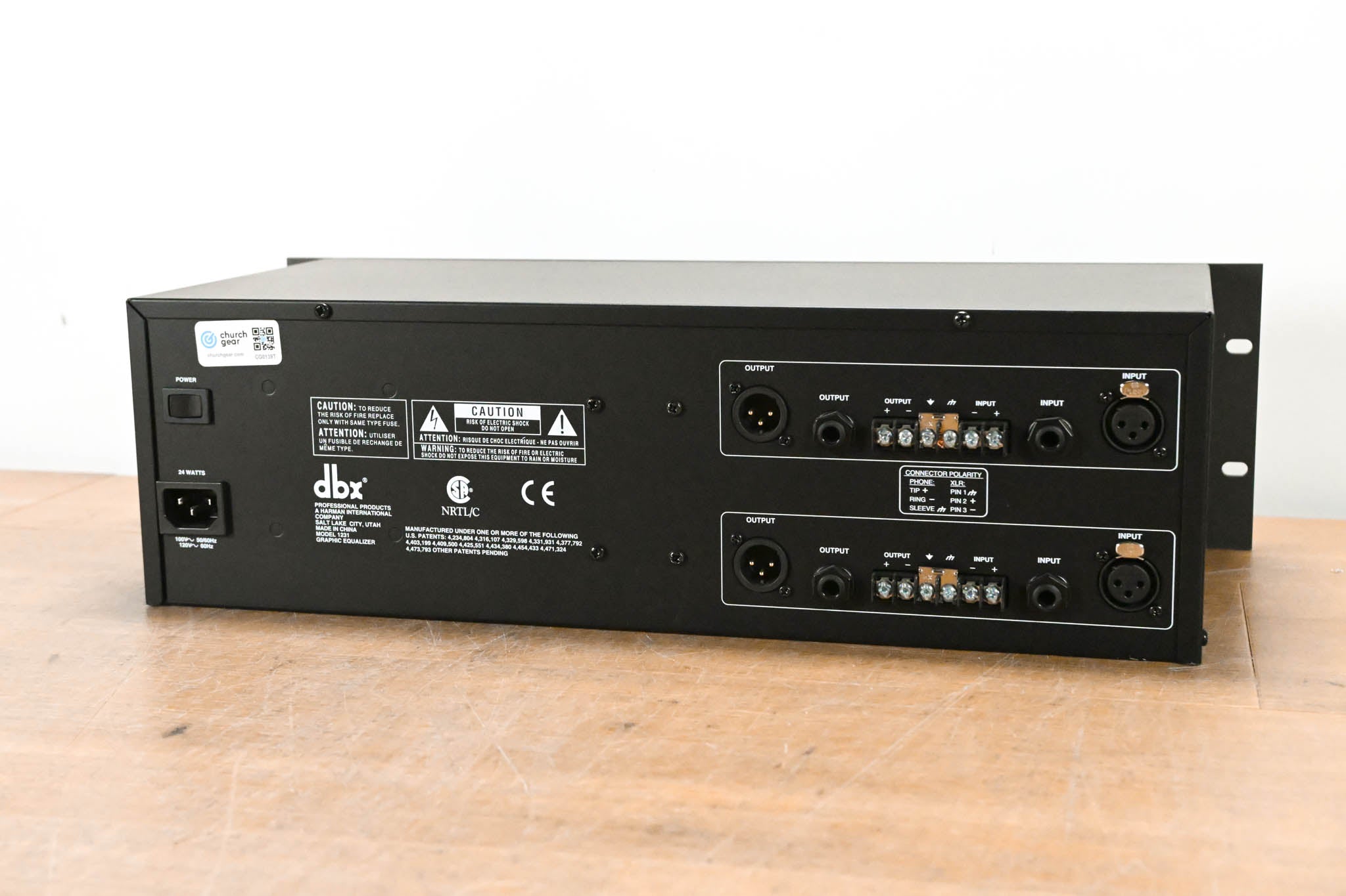 dbx 1231 Dual-Channel 31-Band Graphic Equalizer