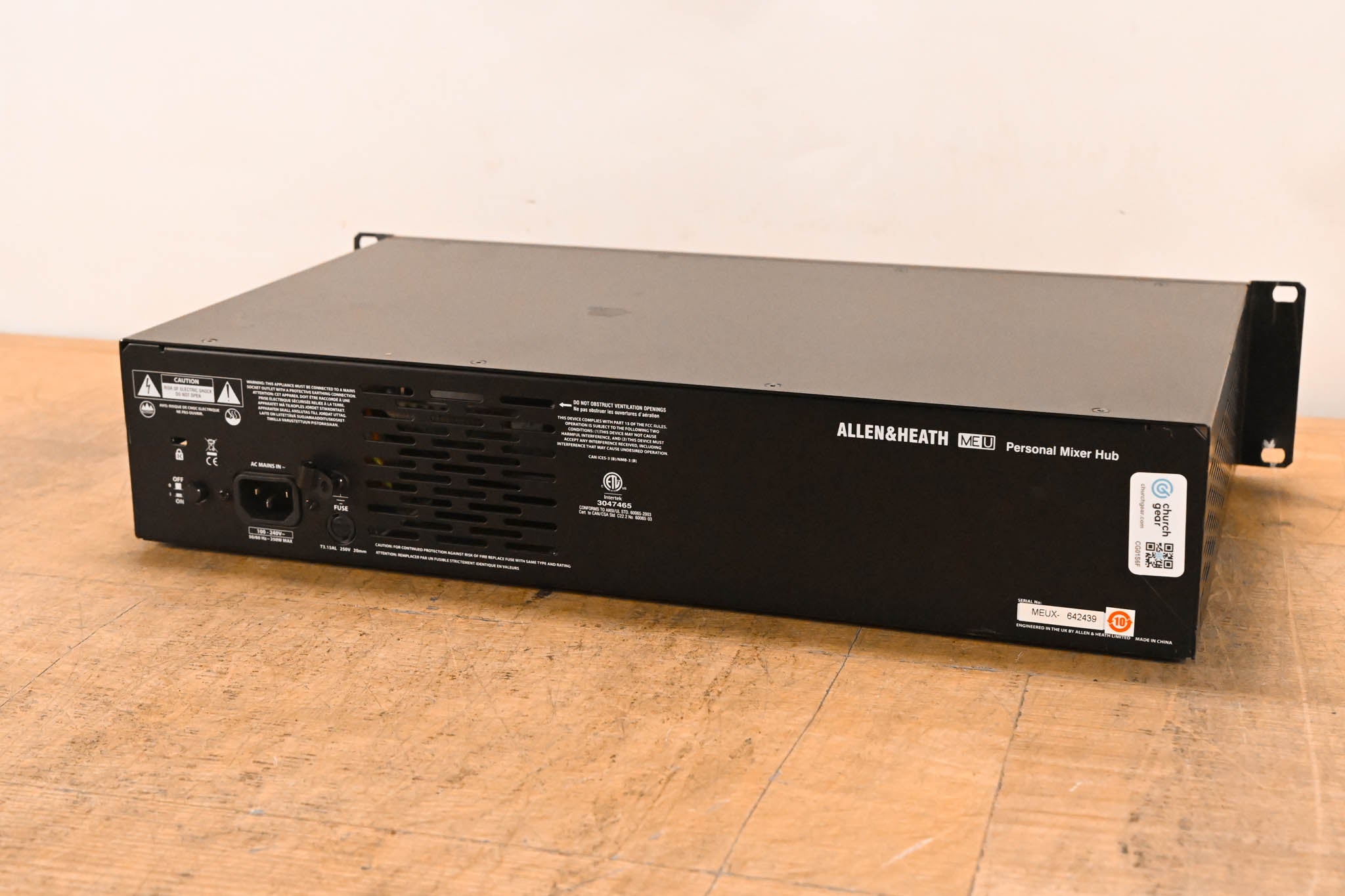 Allen & Heath ME-U 10-Port PoE Monitor Hub for ME-1 Personal Mixers