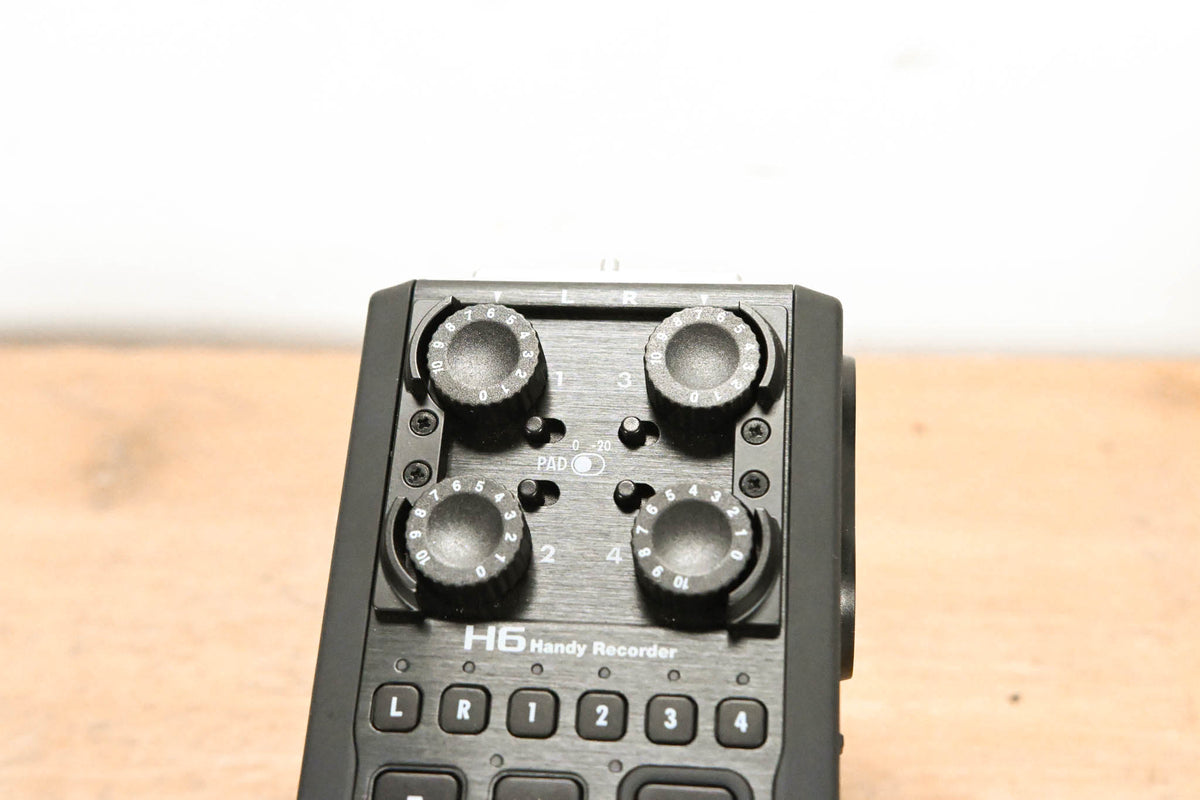 Zoom H6 6-CH Portable Handy Recorder w/ X/Y & Mid-Side Mic Attachments