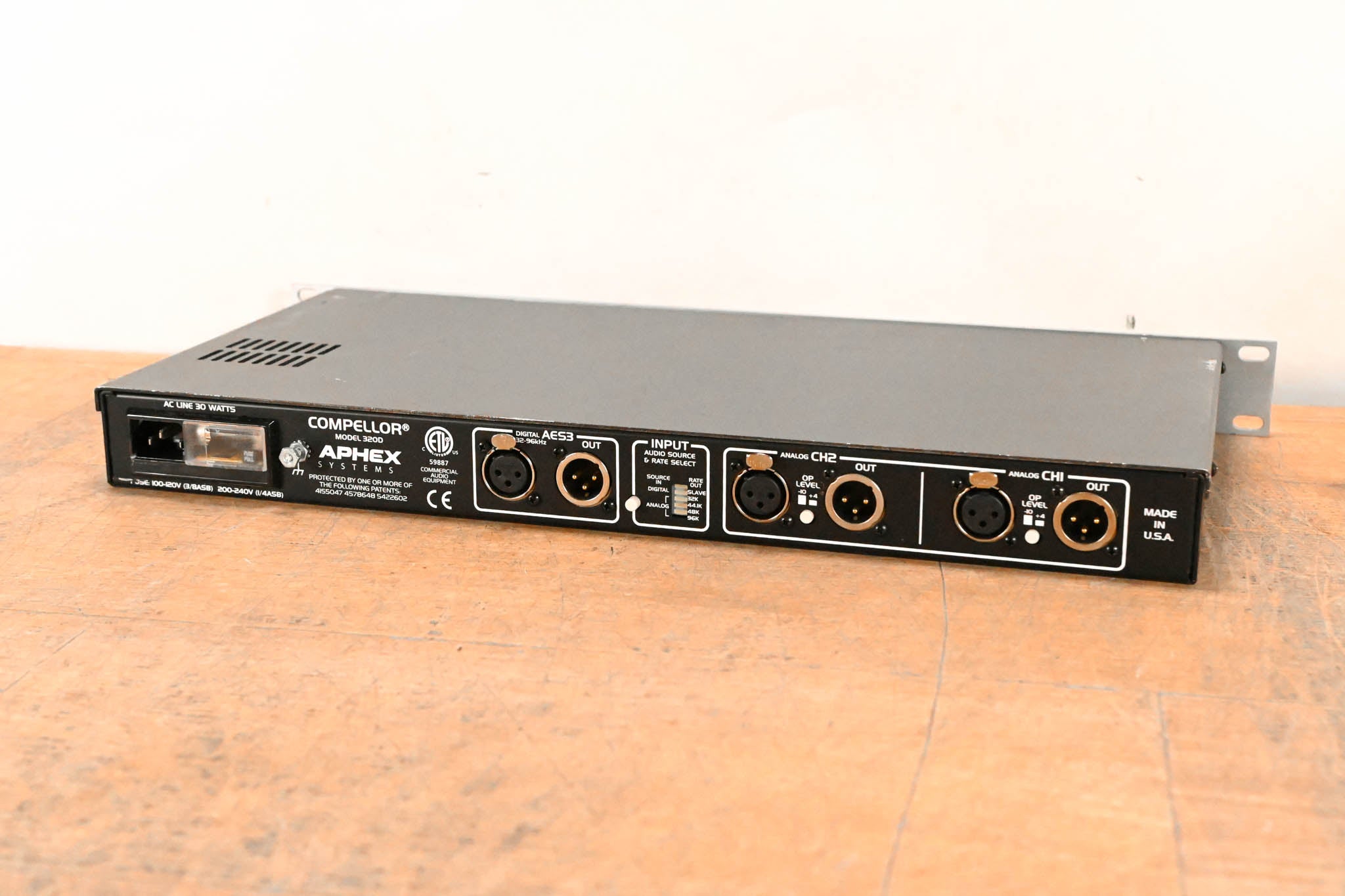 Aphex Compellor 320D Stereo Audio Level Controller