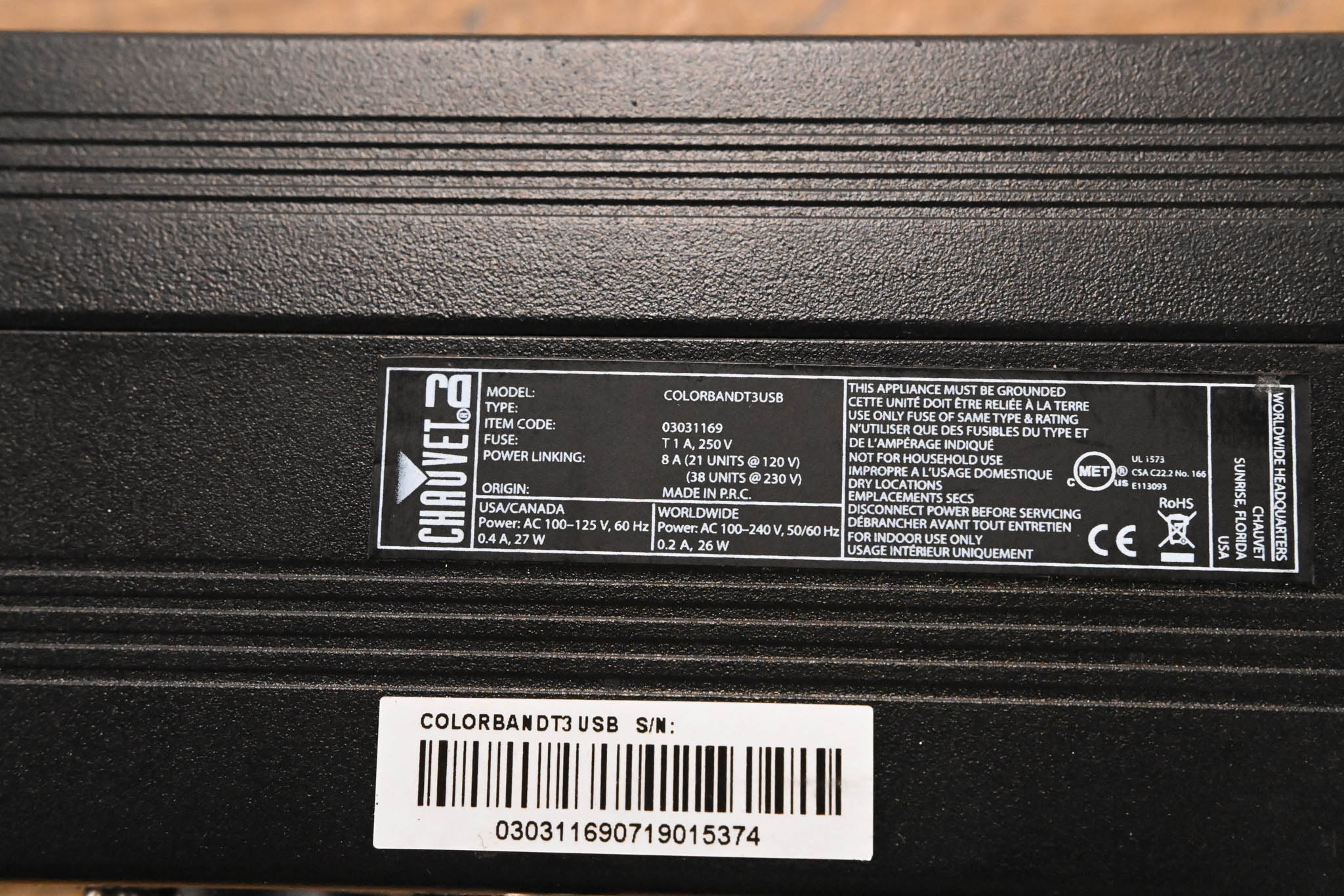 Chauvet COLORband T3USB Linear RGB Wash Light