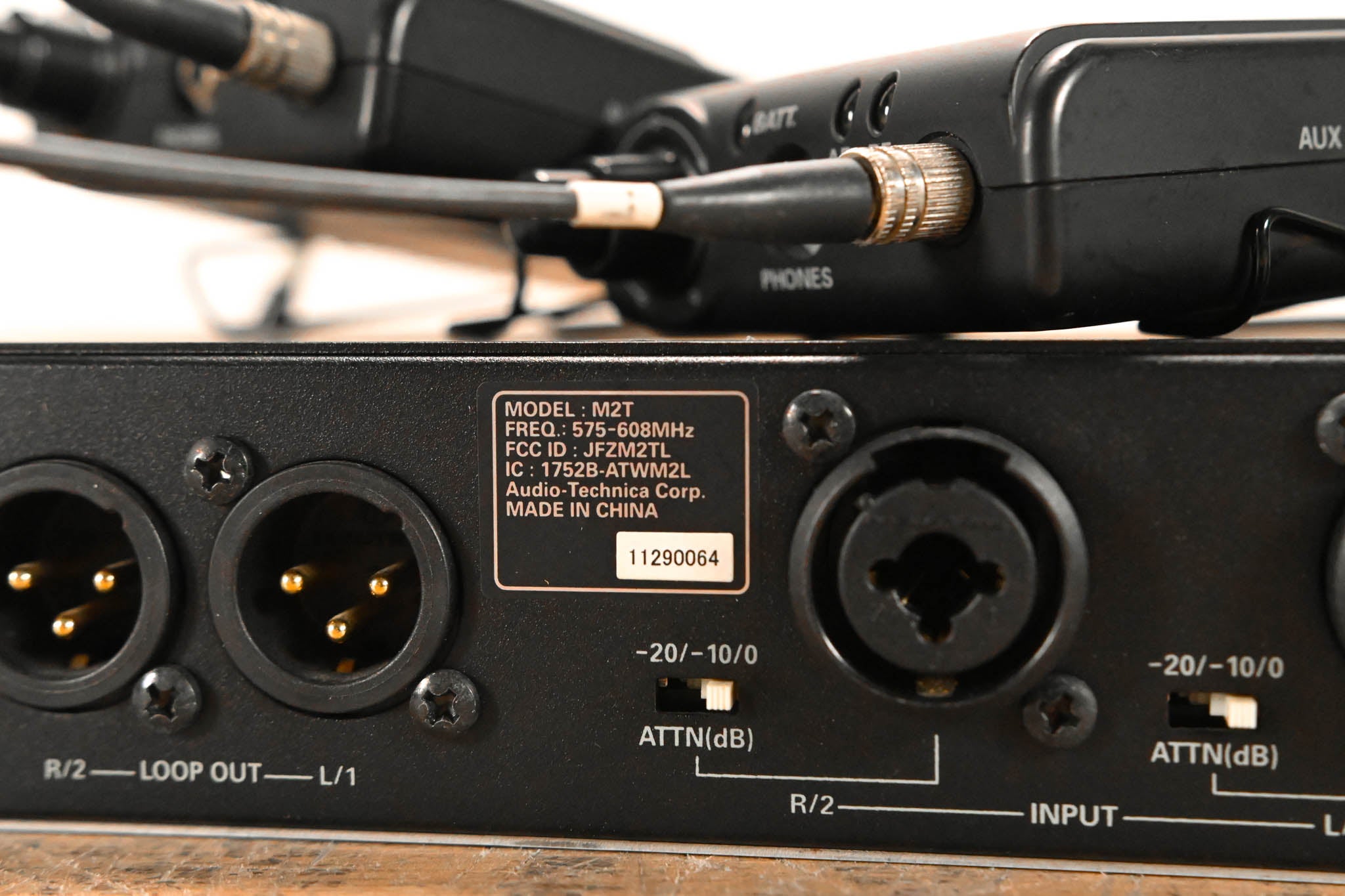 Audio-Technica M2 Wireless IEM System w/ 2 Bodypacks 575-608 MHz NO PSU