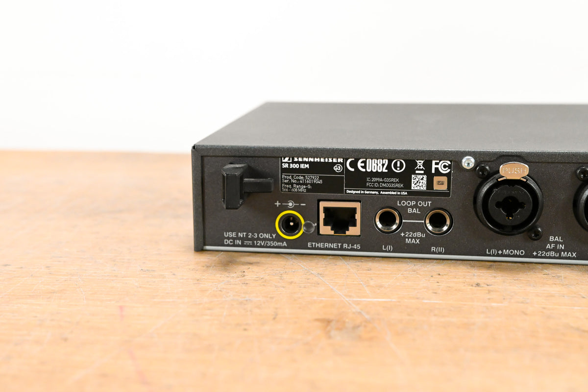 Sennheiser SR 300 IEM G3 Wireless Transmitter 566-608MHz NO POWER SUPPLY