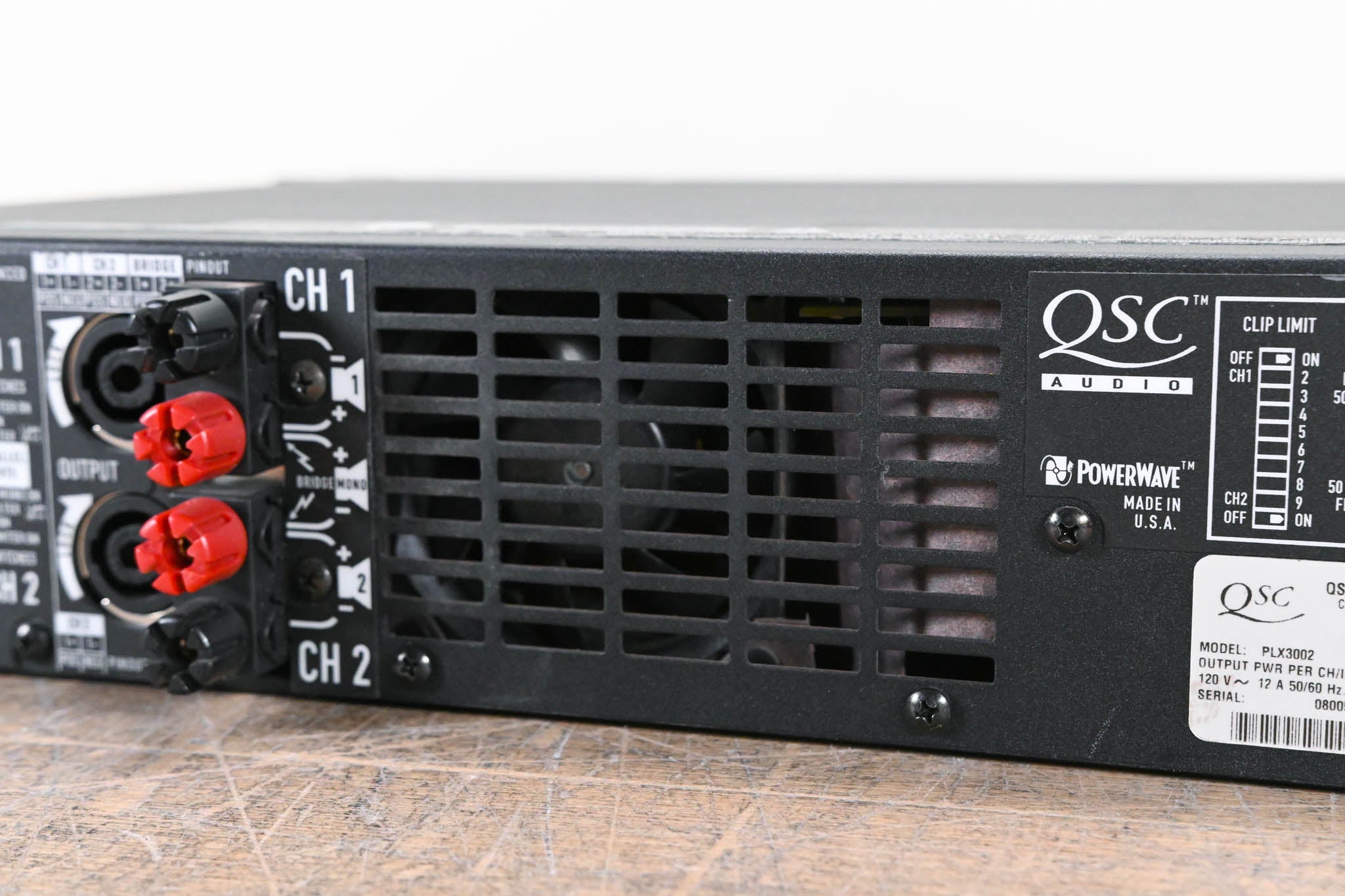 QSC PLX3002 2-Channel Power Amplifier