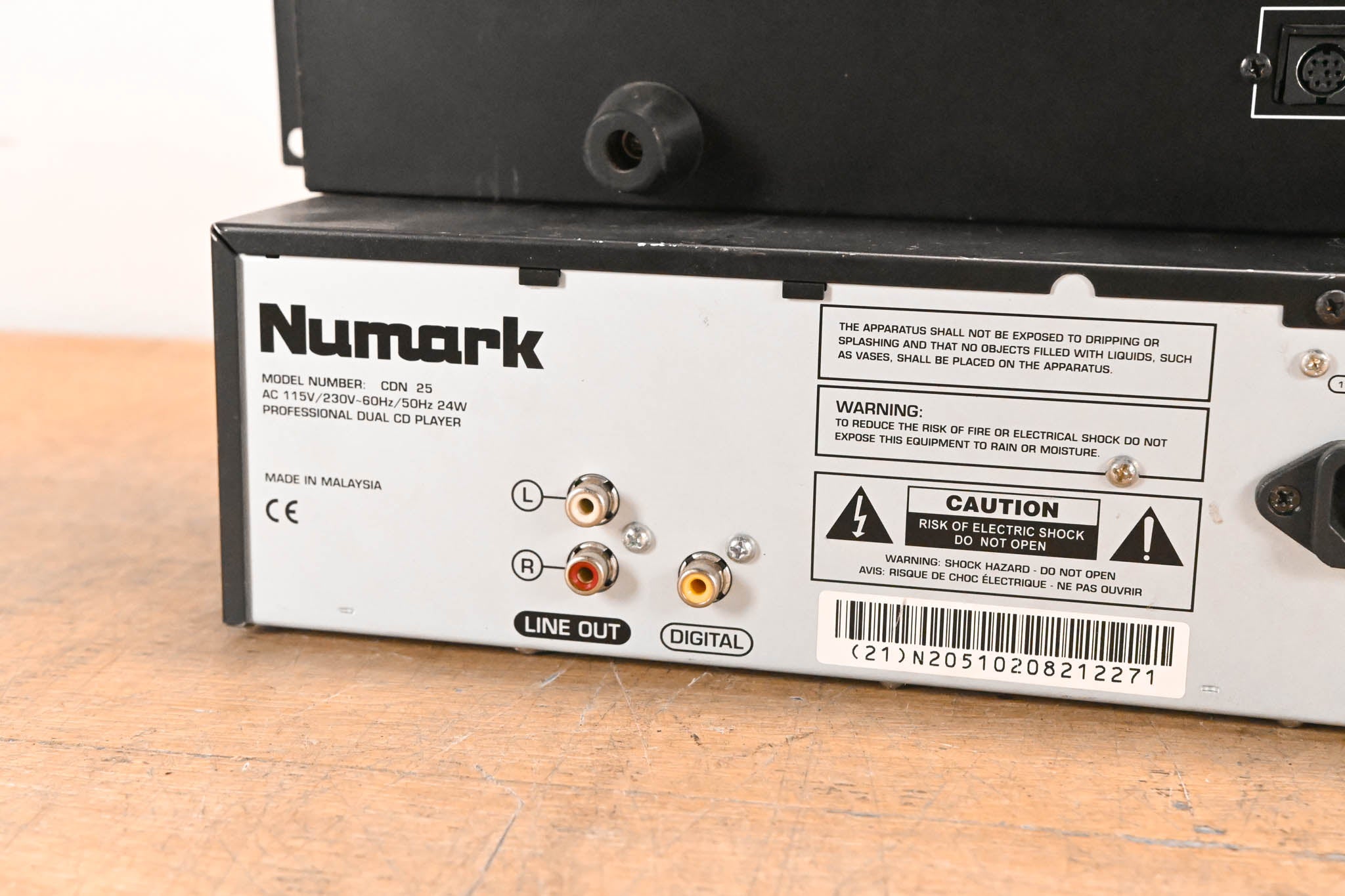 Numark CDN25 Professional Dual CD Player with Controller CG01UAC
