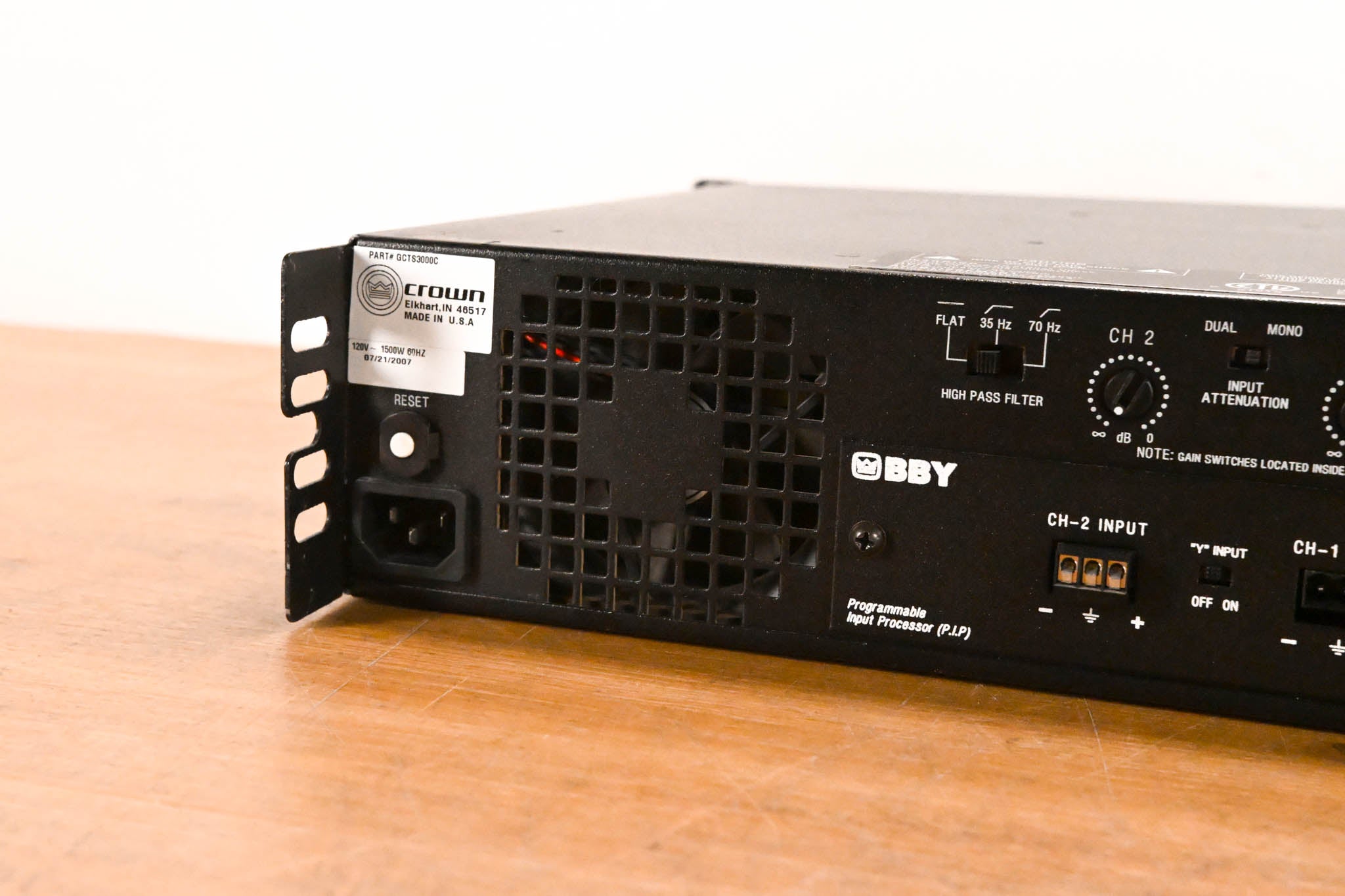 Crown CTs 3000 Two-Channel 1500W Power Amplifier