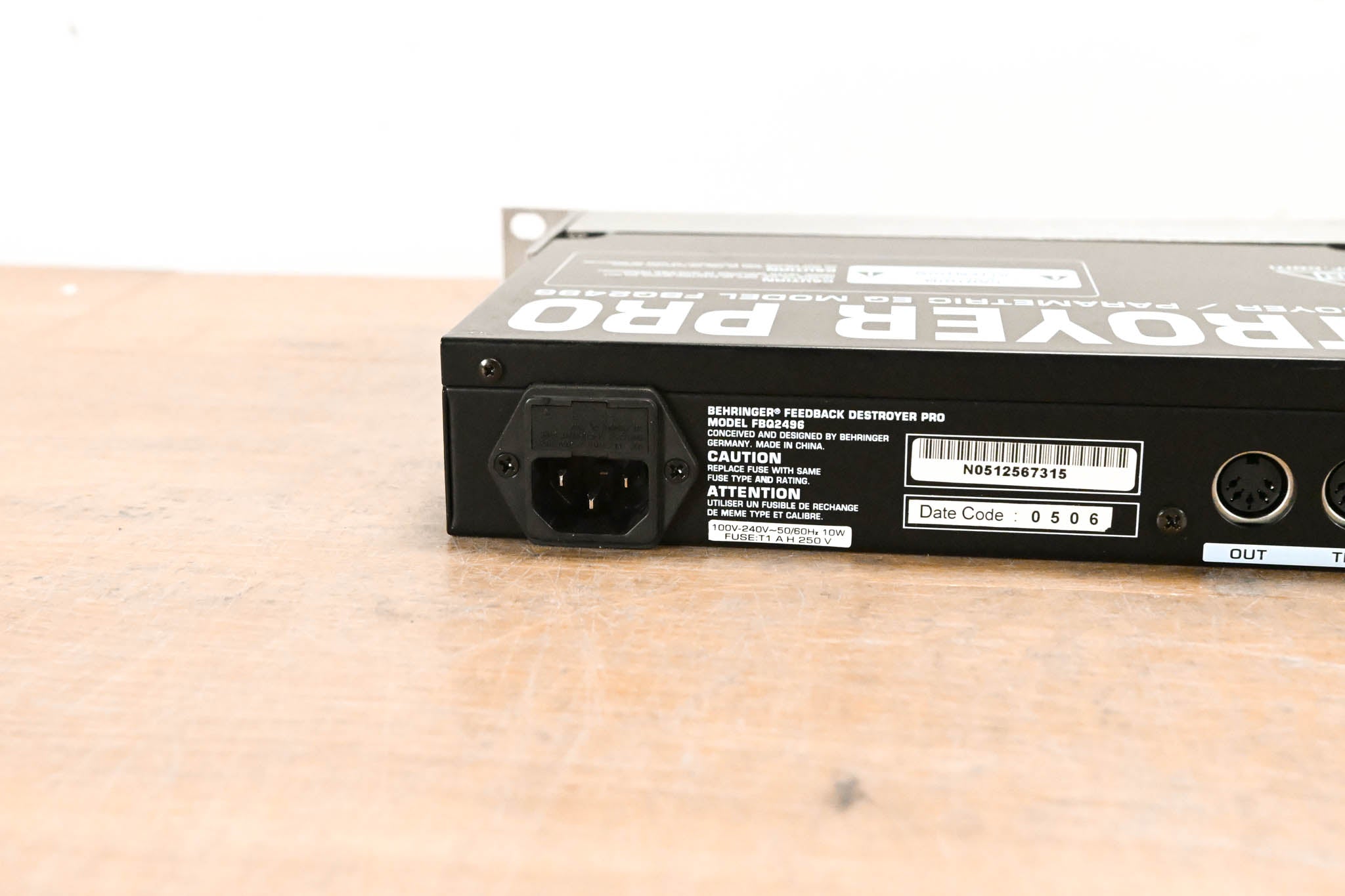 Behringer FBQ2496 Feedback Destroyer PRO Feedback Destroyer