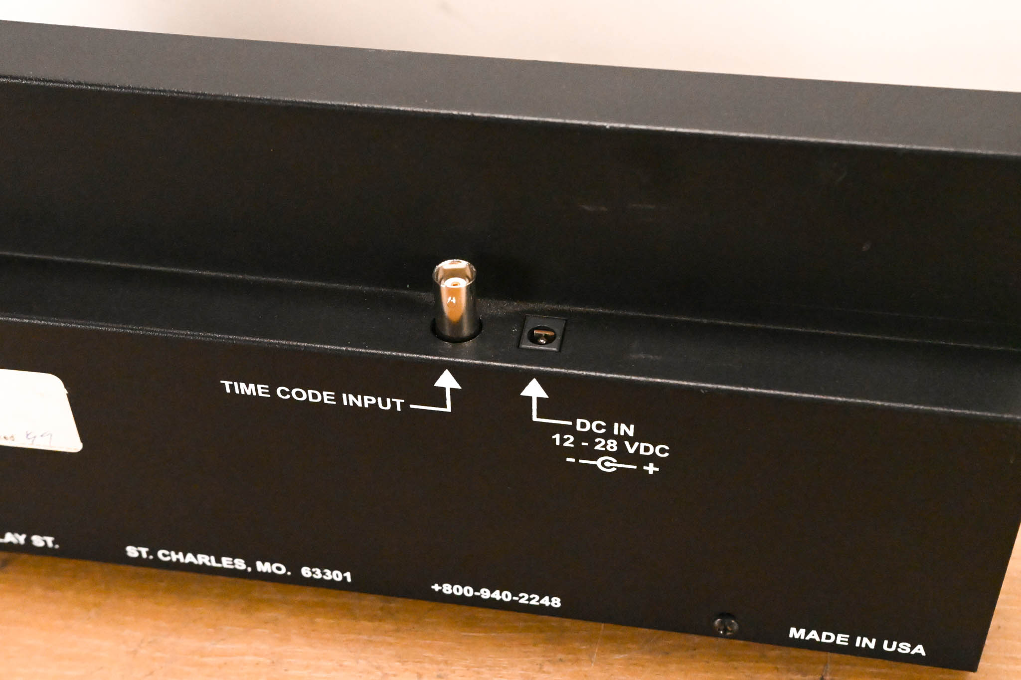 Masterclock TCD44 Time Code Display Studio Clock (NO POWER SUPPLY)
