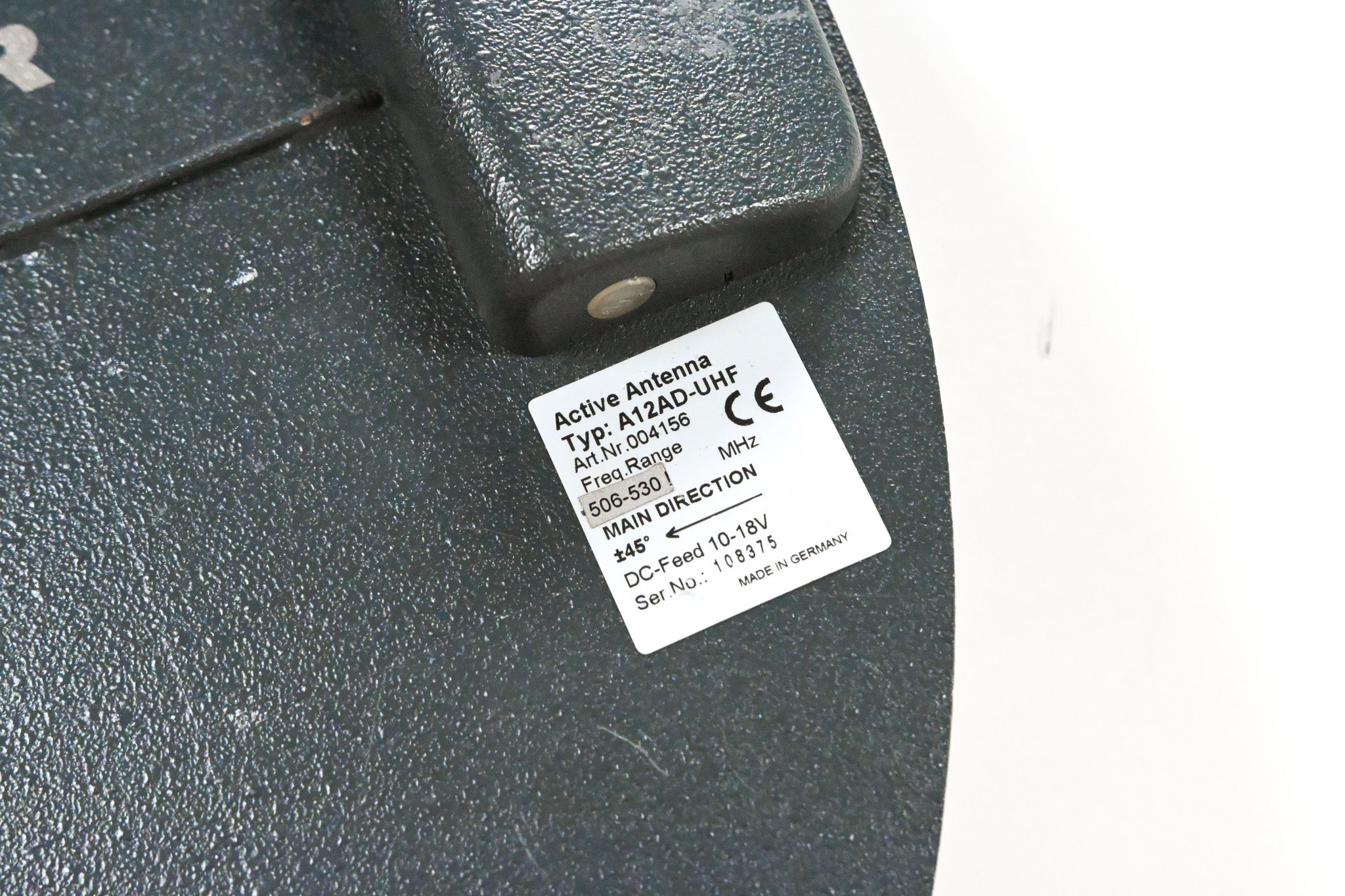 Sennheiser A12AD-UHF Active Antenna 506-530 MHz