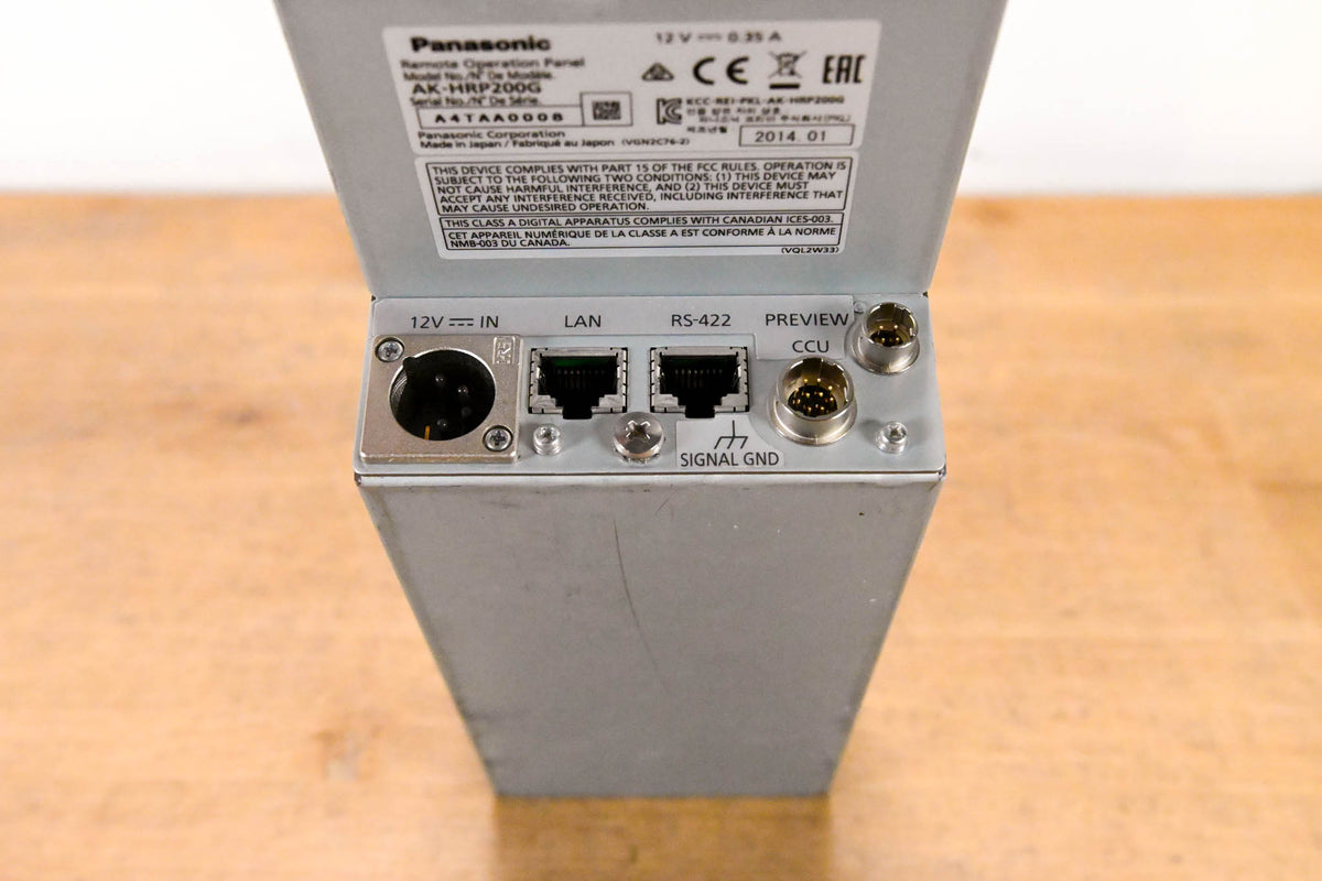 Panasonic AK-HRP200G Remote Operation Panel