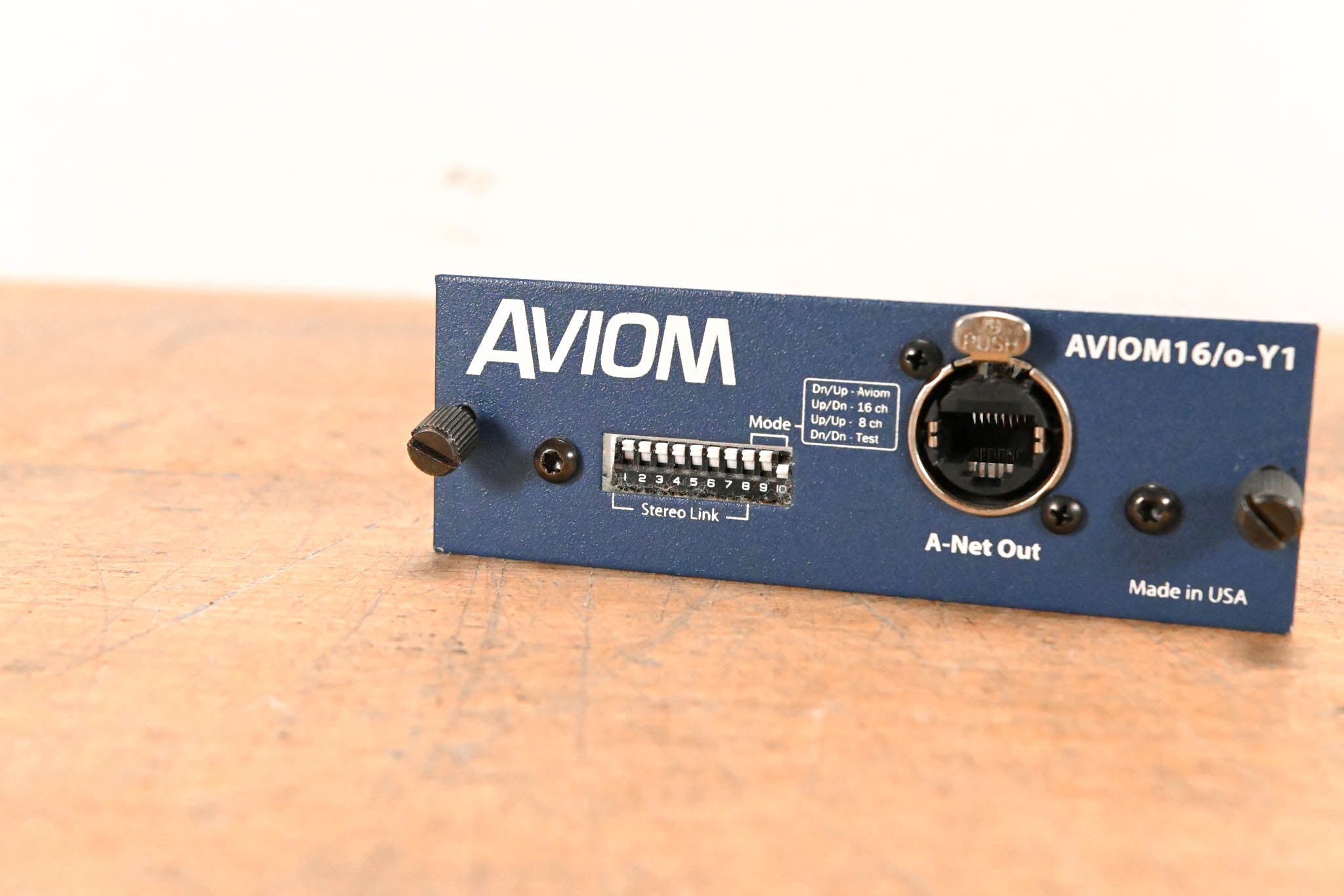 Aviom 16/o-Y1 A-Net Card for Yamaha Digital Products
