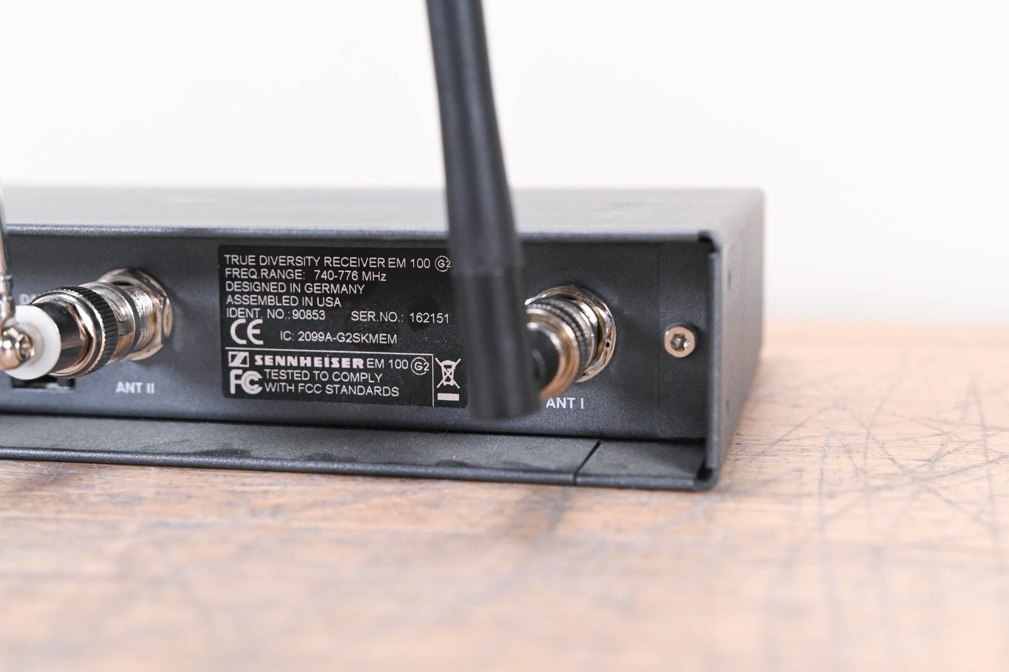 Sennheiser EM 100 G2 Wireless Receiver 740-776 MHz (NO POWER SUPPLY)