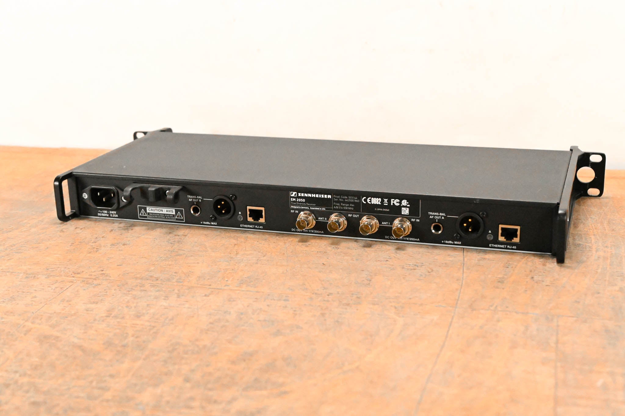 Sennheiser EM 2050 Dual-Channel Wireless Receiver Aw Range: 516-558 MHz