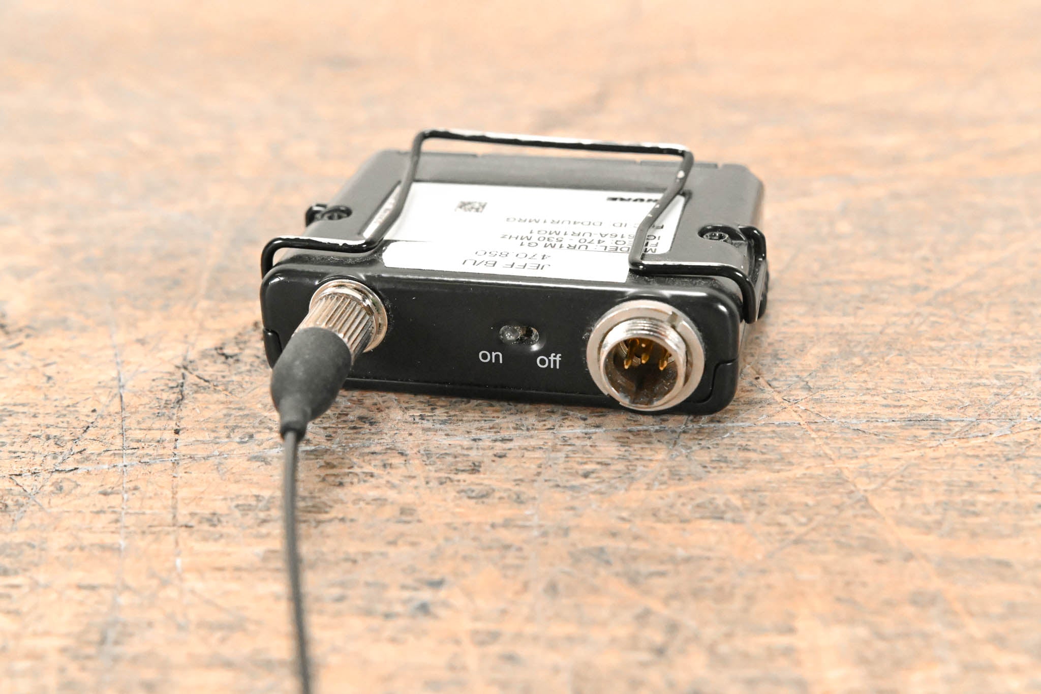 Shure UR1M Micro Bodypack Transmitter - G1 Band: 470-530 MHz