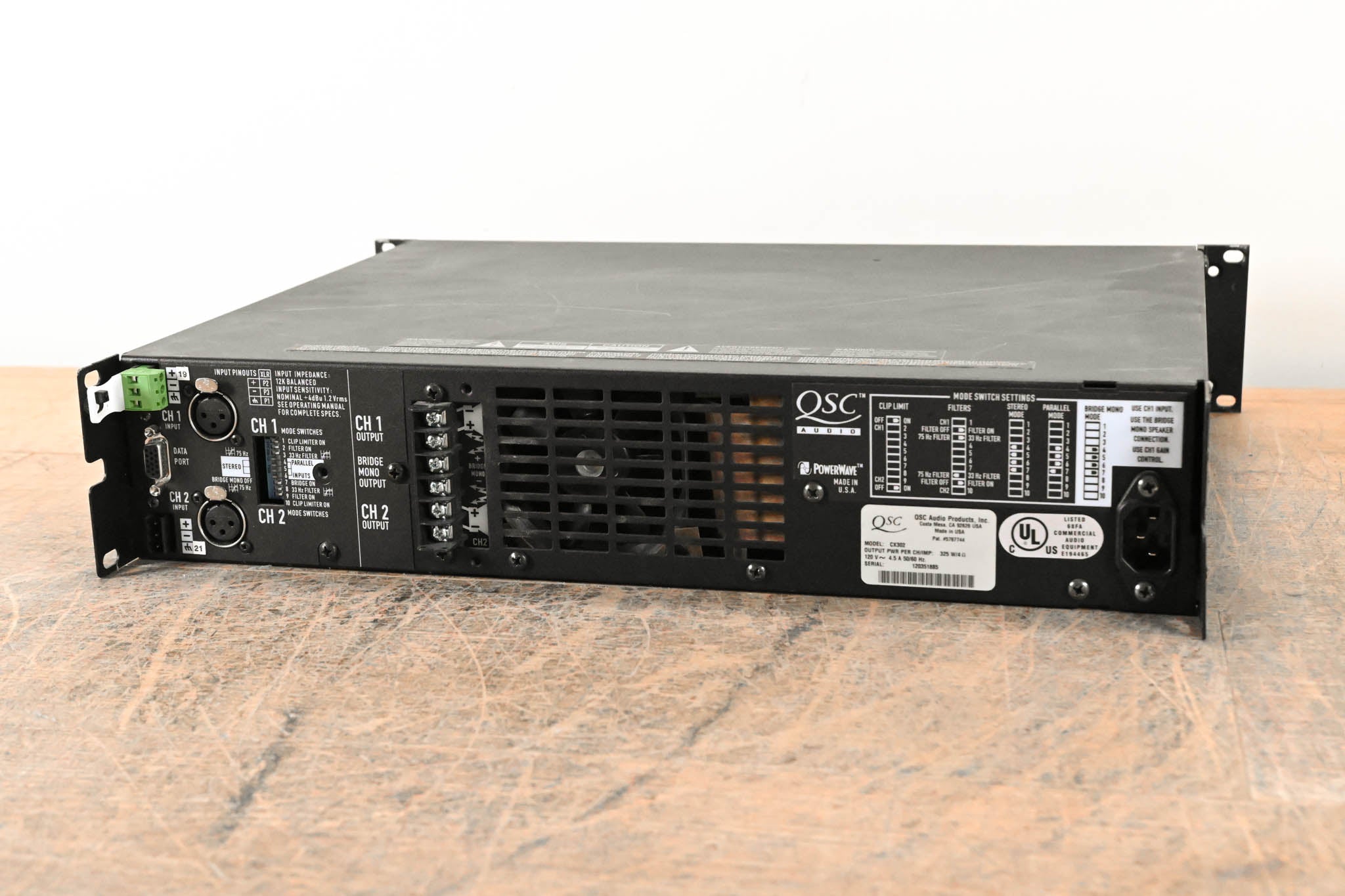 QSC CX302 2-Channel Power Amplifier