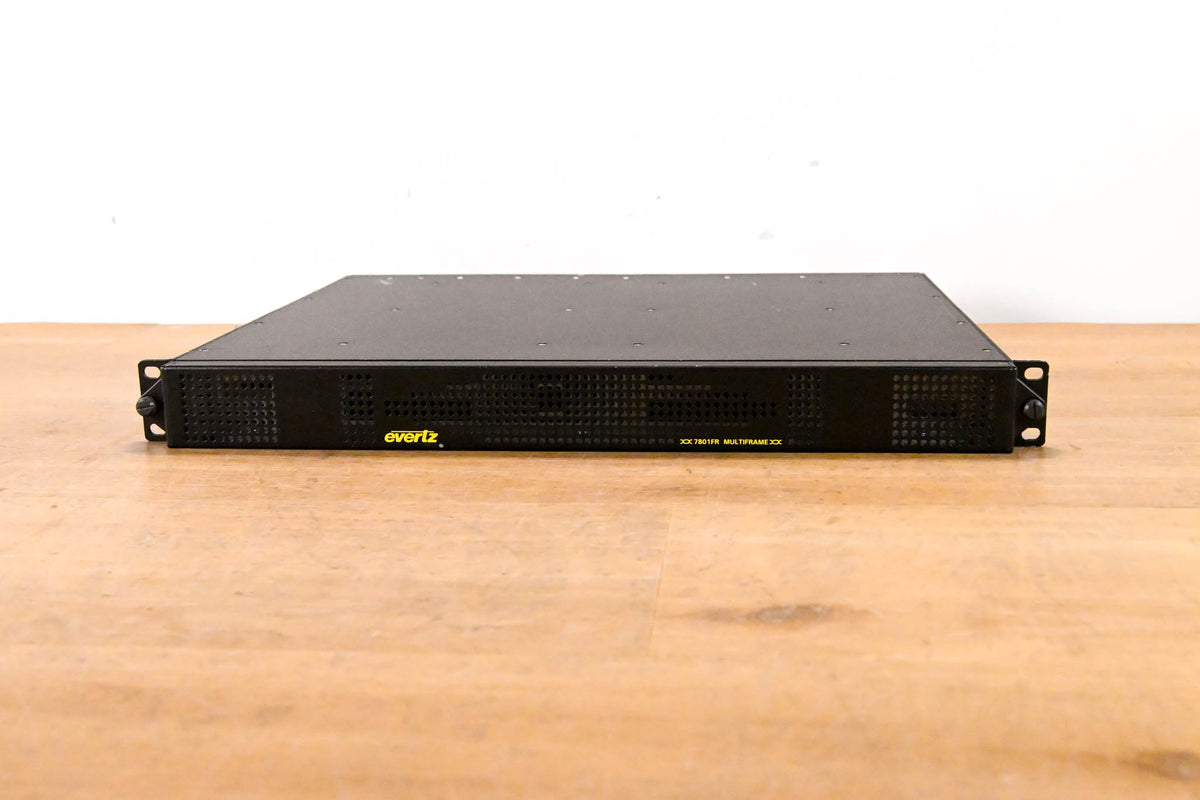 Evertz 7801FR 1RU Rack-Mountable Multiframe with Cards