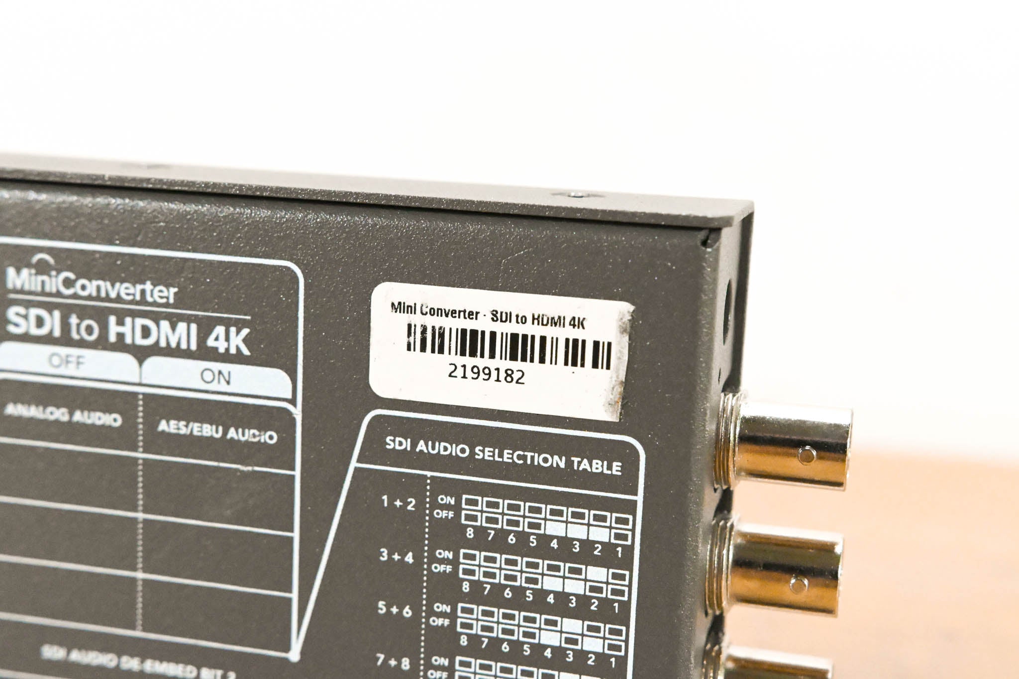 Blackmagic Design Mini Converter SDI to HDMI 4K (NO POWER SUPPLY)