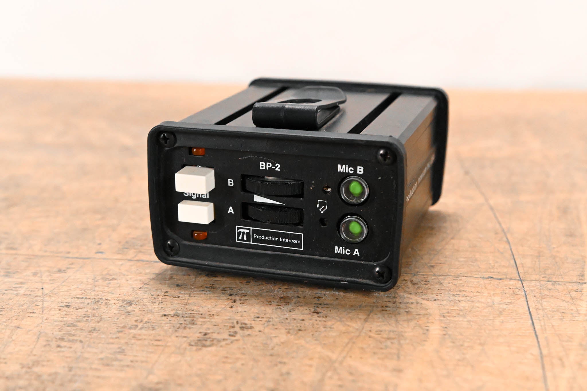 Production Intercom BP-2 2-Channel Headset Station Belt Pack