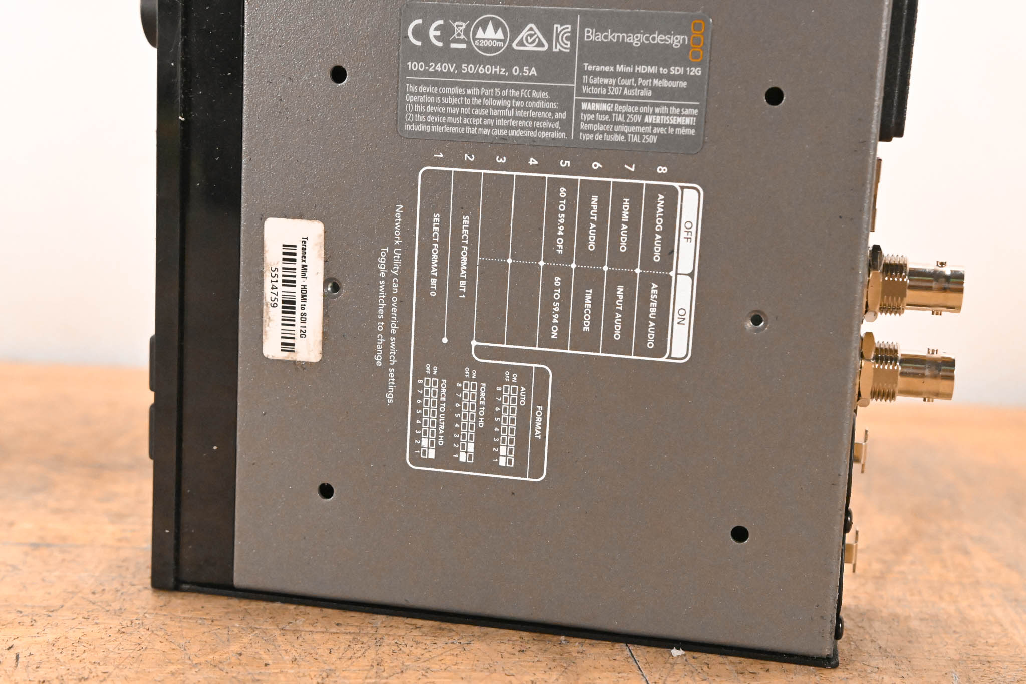 Blackmagic Design Teranex Mini HDMI to SDI 12G w/ Smart Panel