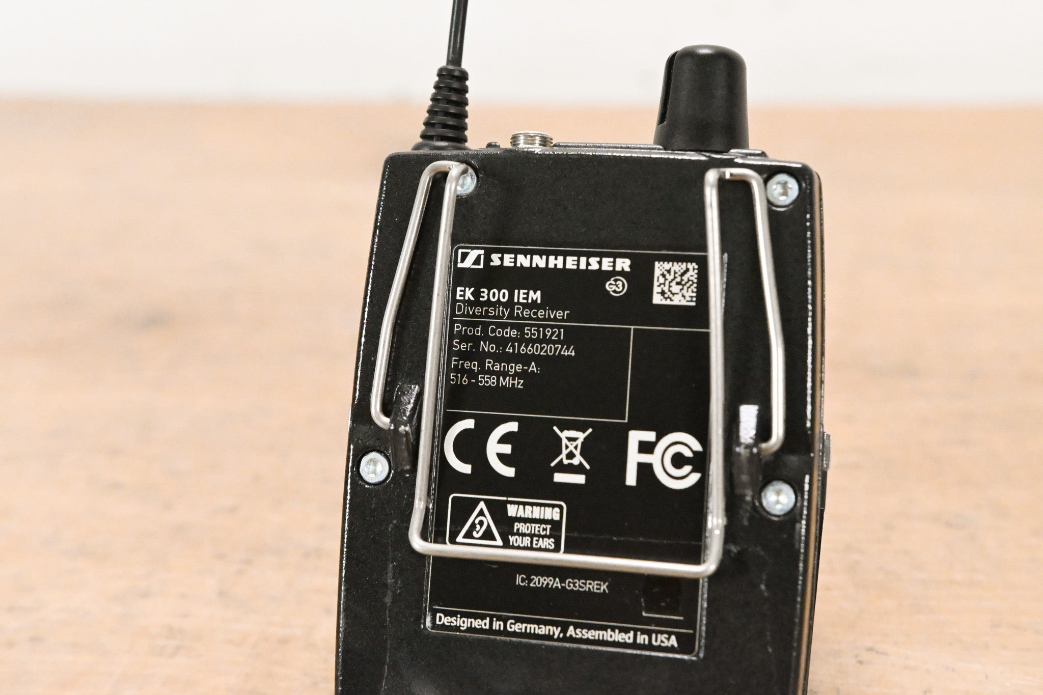 Sennheiser ew 300 IEM G3 Wireless IEM System - A Range NO POWER SUPPLY