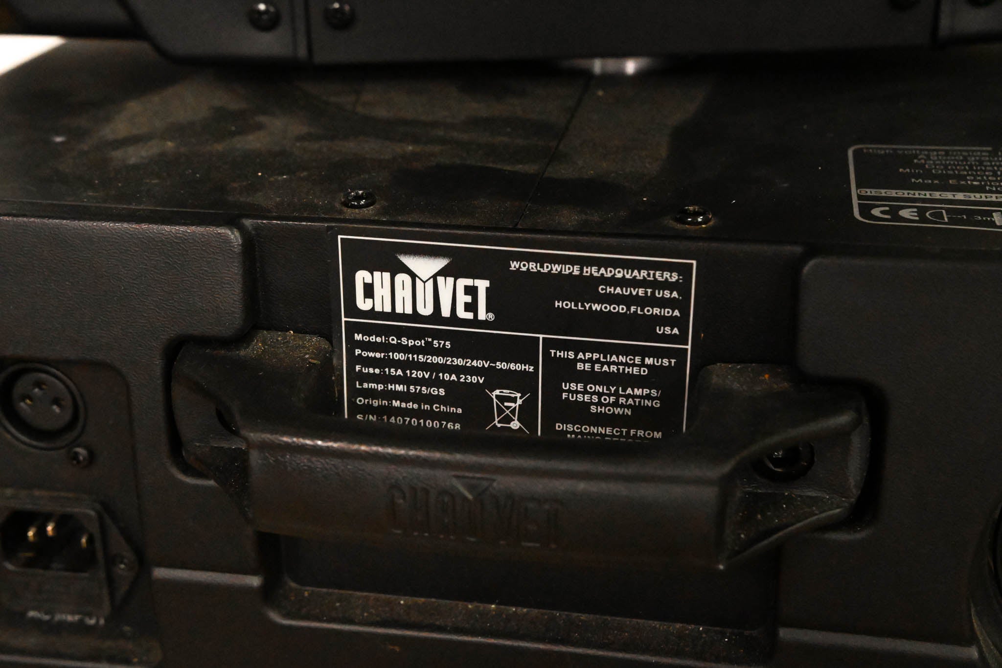 Chauvet Q-Spot 575 DMX Moving Yoke Lighting Fixture