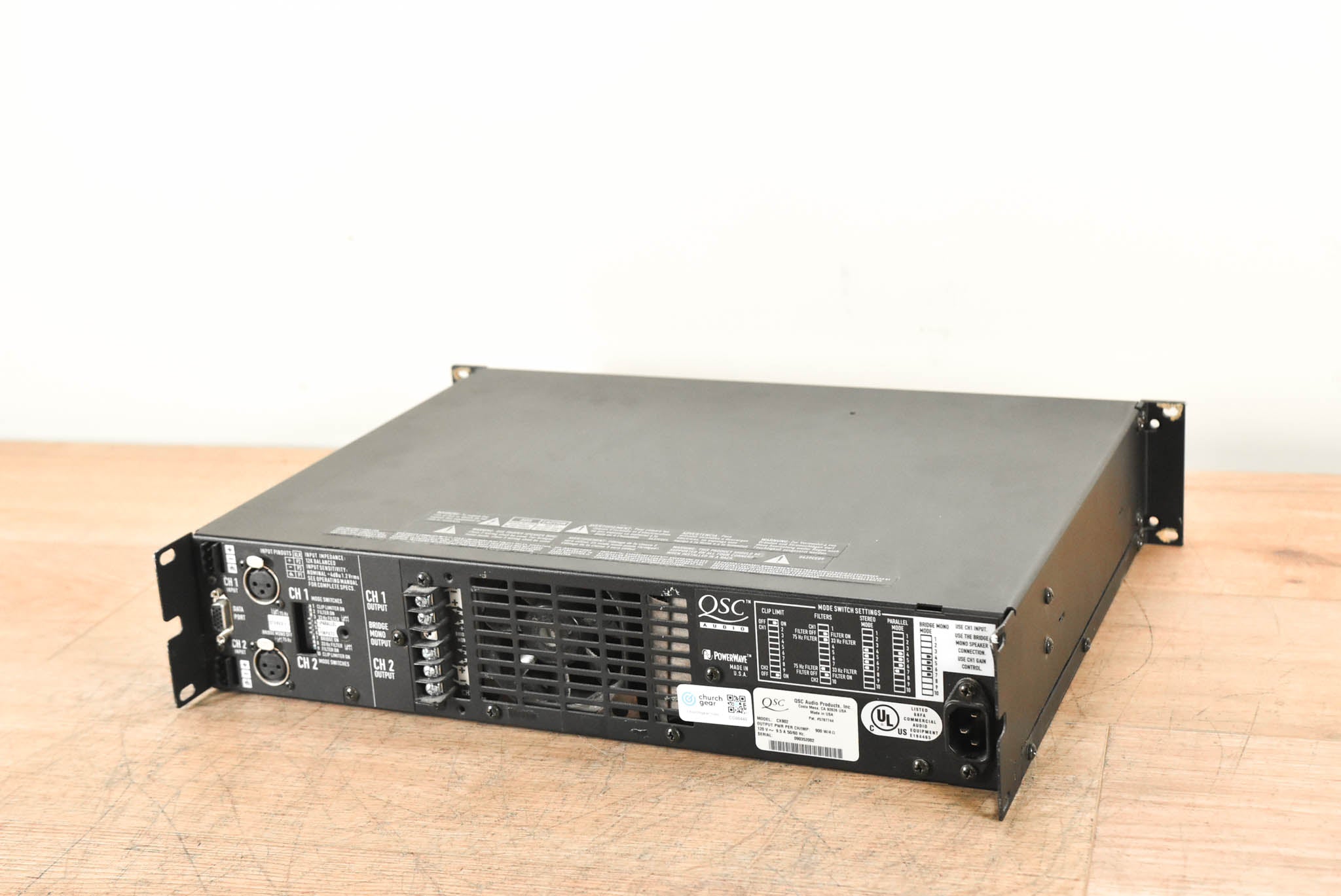 QSC CX902 2-Channel Power Amplifier