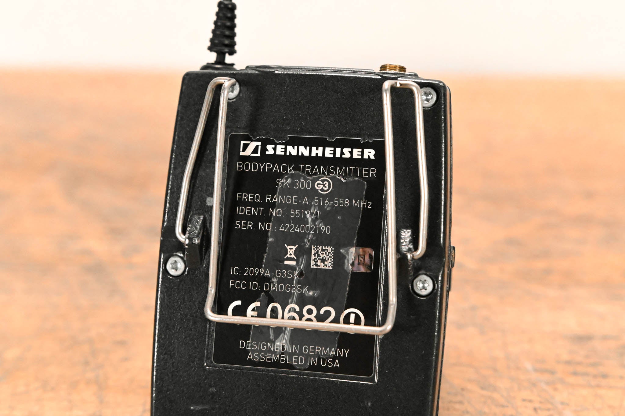 Sennheiser ew 300 G3 Bodypack Wireless System 516-558MHz