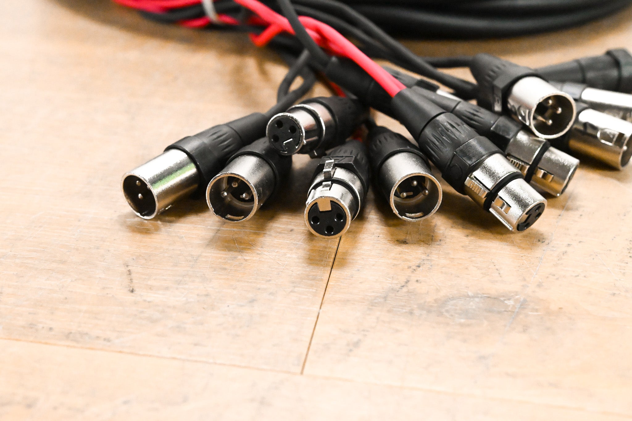 Seismic Audio SACB-8x4x50 8-Channel XLR Snake Cable w/ 4 Returns - 50'