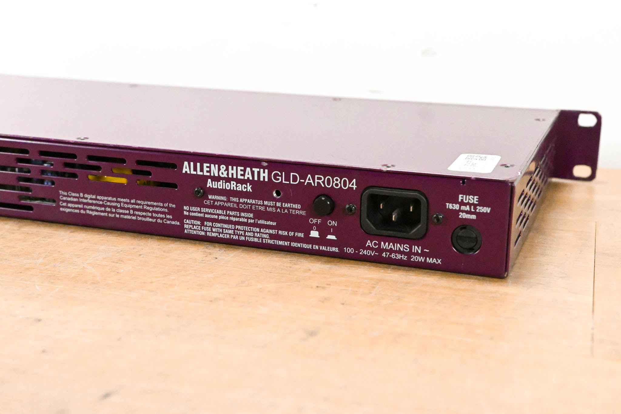 Allen & Heath GLD-AR84 8x4 I/O Expander AudioRack