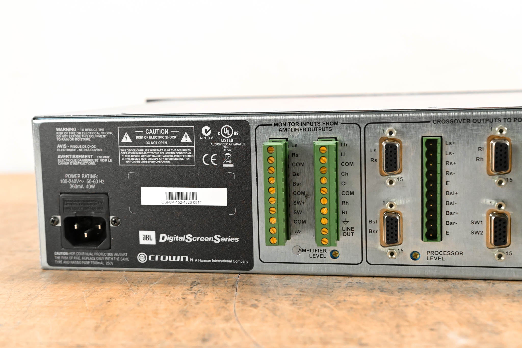 Crown DSi-8M 8-Channel System Monitor
