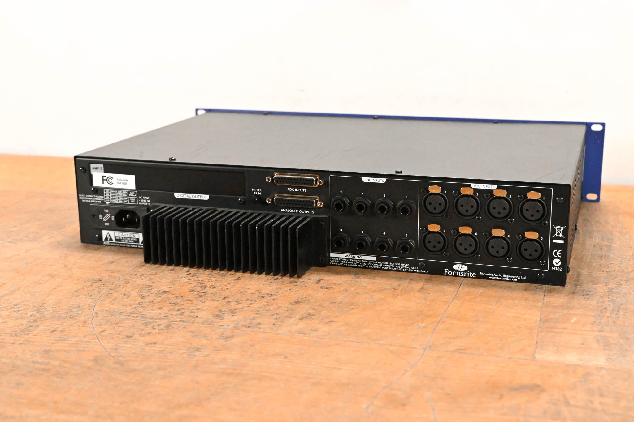 Focusrite ISA828 8-Channel Microphone Preamplifier