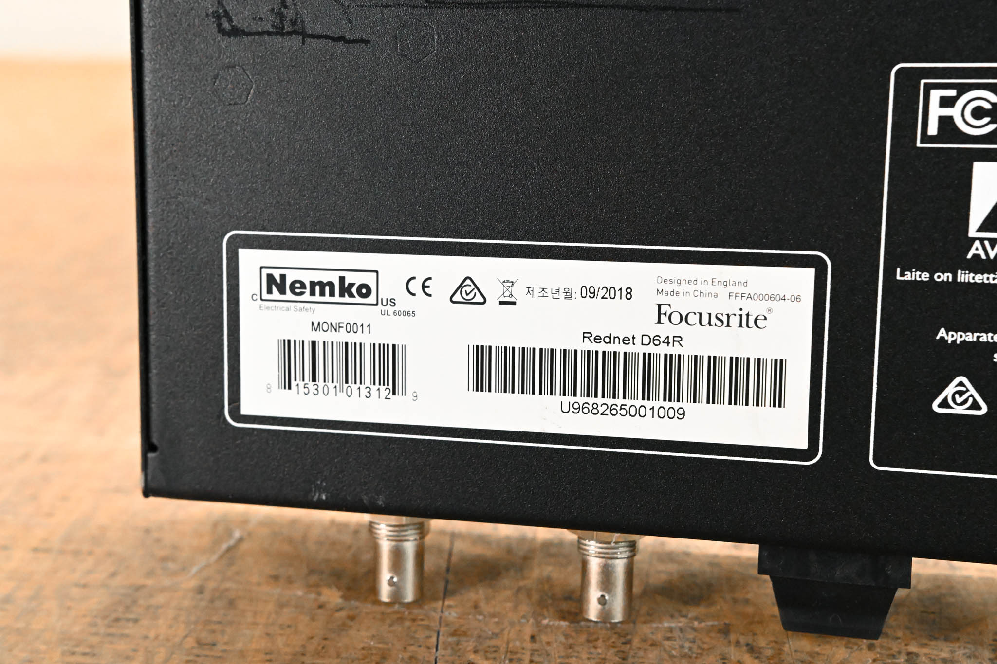 Focusrite RedNet D64R 64-Channel Dante to MADI Interface