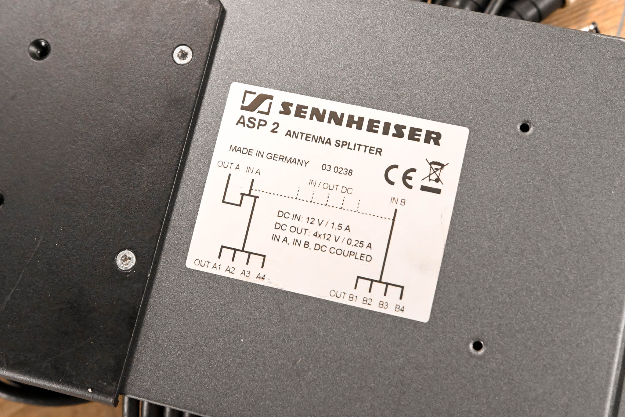 Sennheiser ASP 2 Antenna and Power Distribution System (NO POWER SUPPLY)