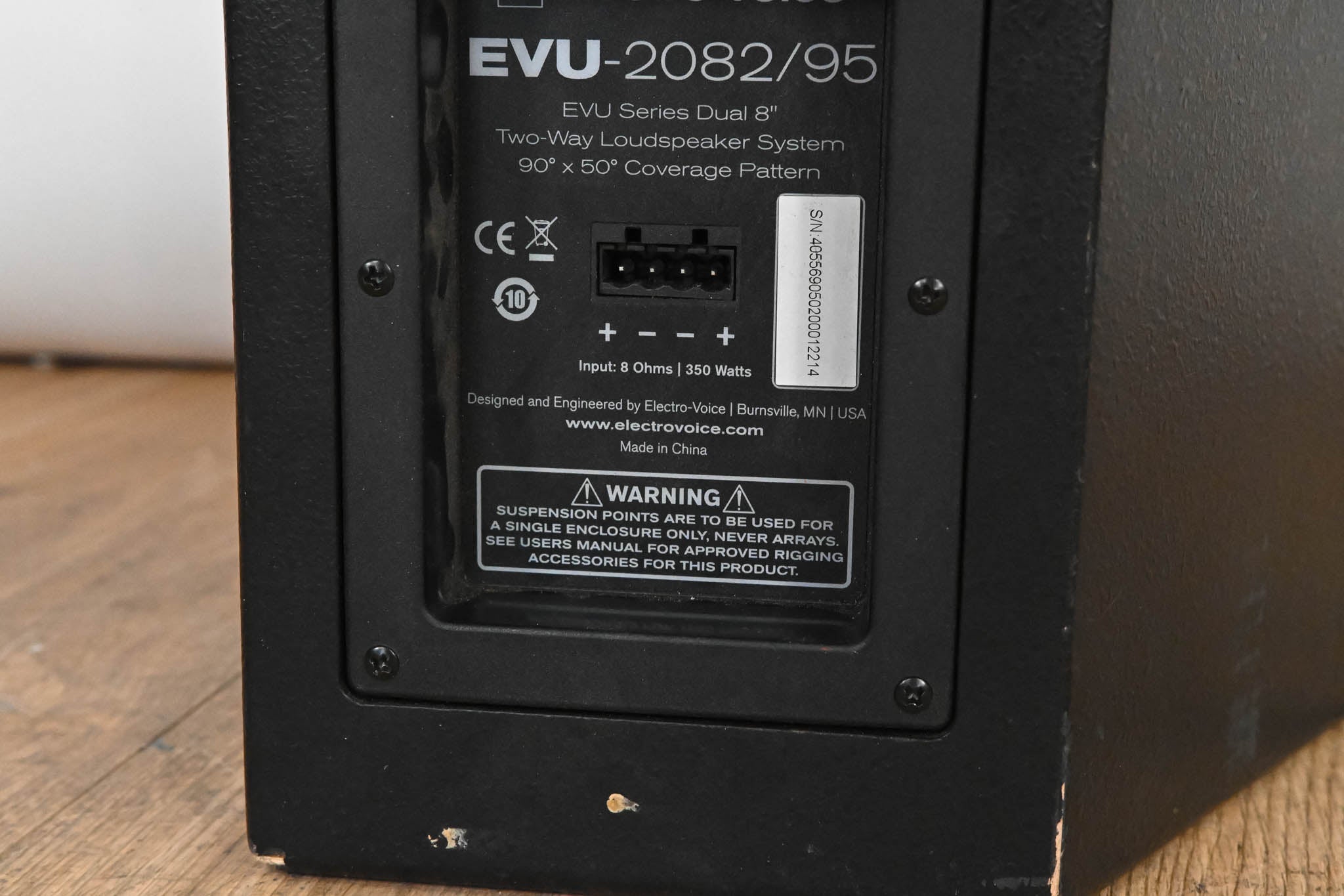 Electro-Voice (EV) EVU-2082/95 Ultracompact 2‑Way Loudspeaker
