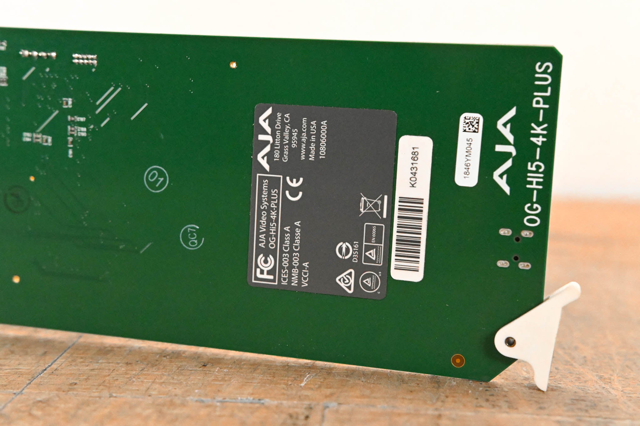 AJA OG-HI5-4K-PLUS openGear SDI to HDMI Converter