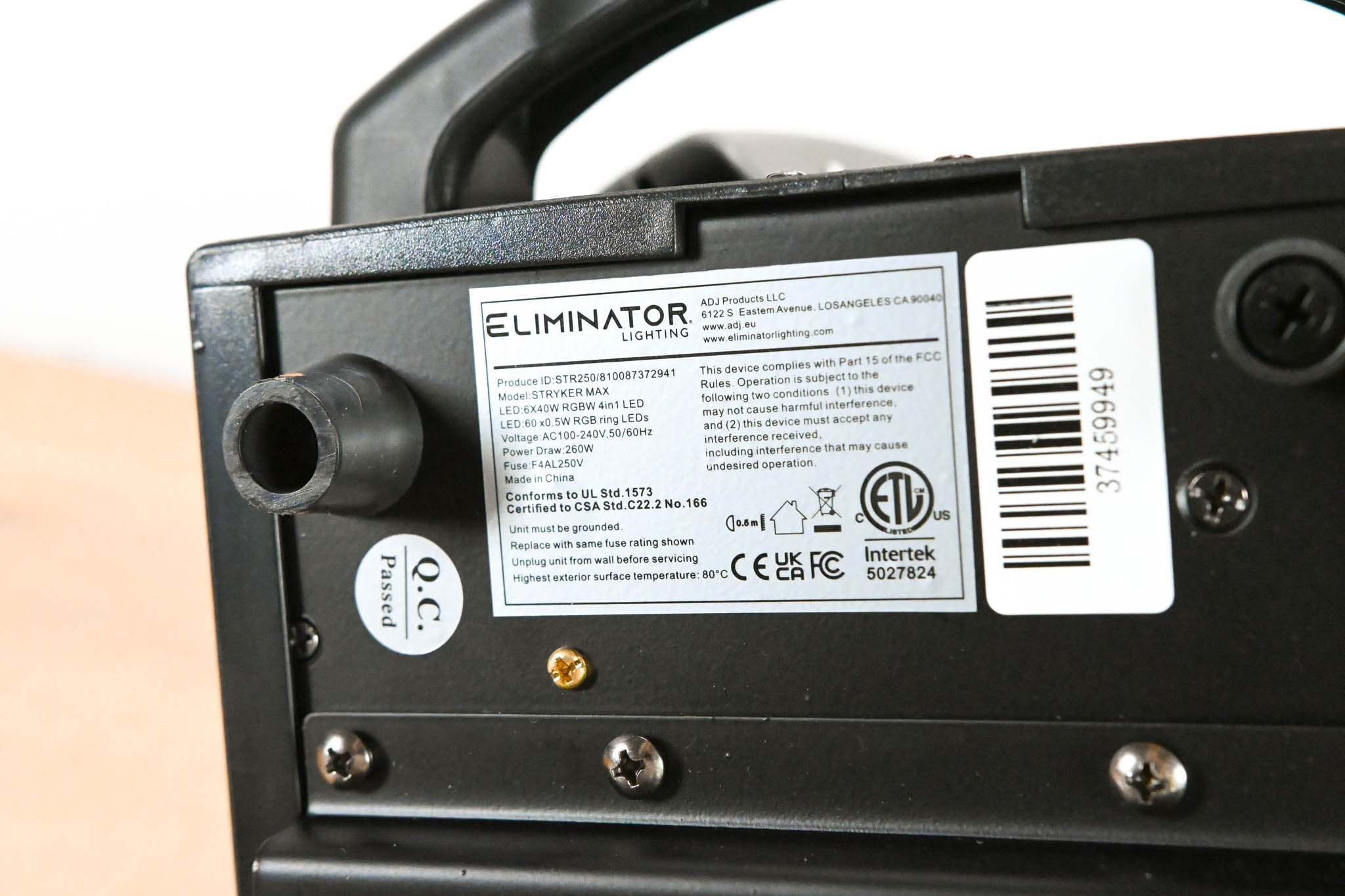 Eliminator Lighting Stryker Max RGBW LED Moving Head