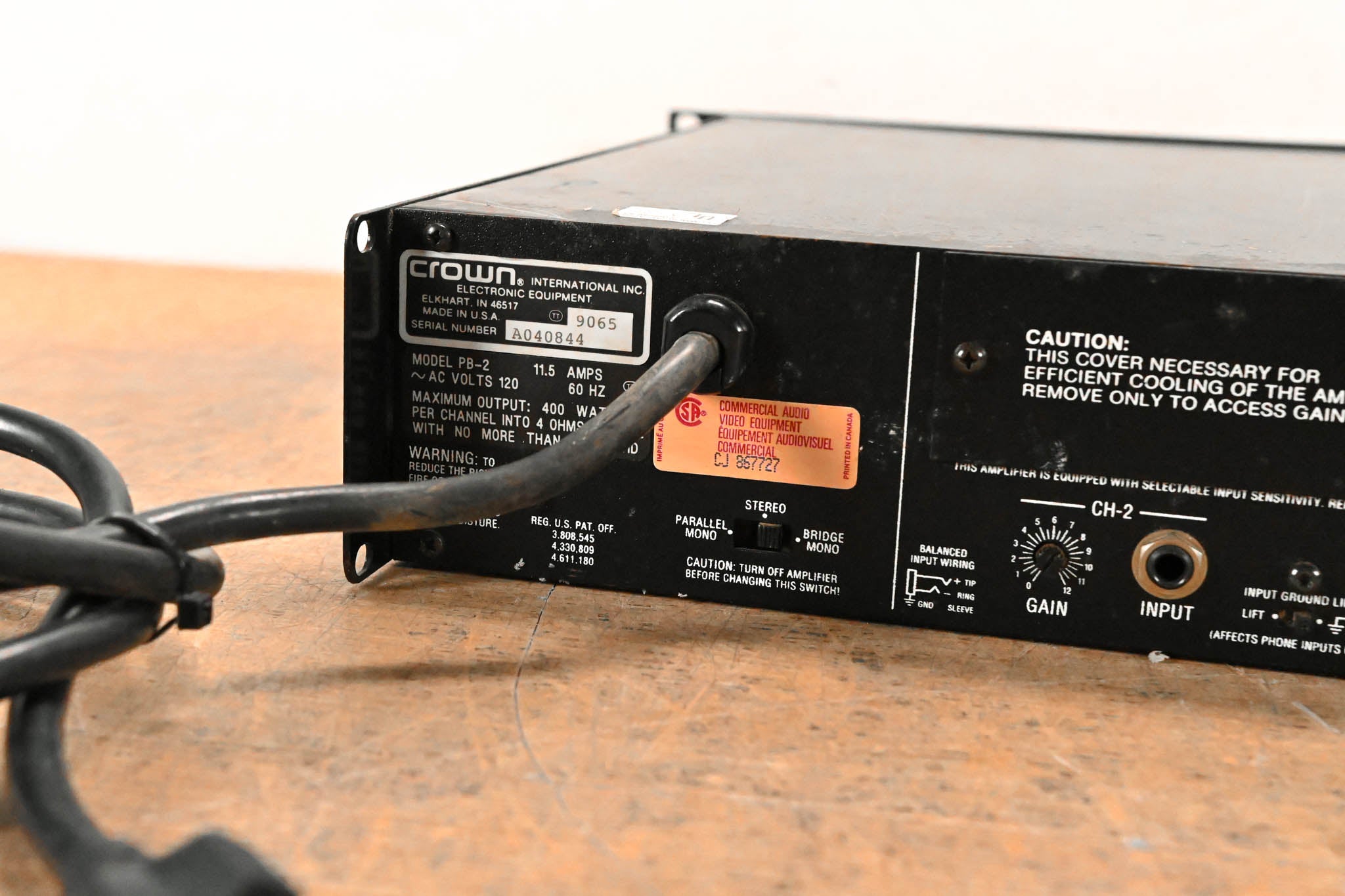 Crown Power Base-2 2-Channel Power Amplifier