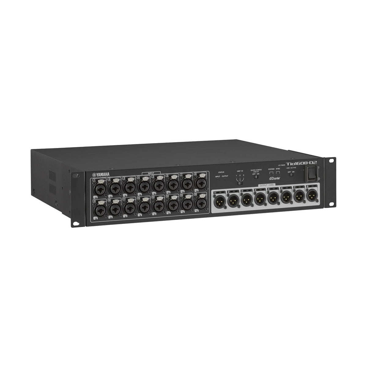 16 Input 8 Output Dante Stage Box 96 kHz